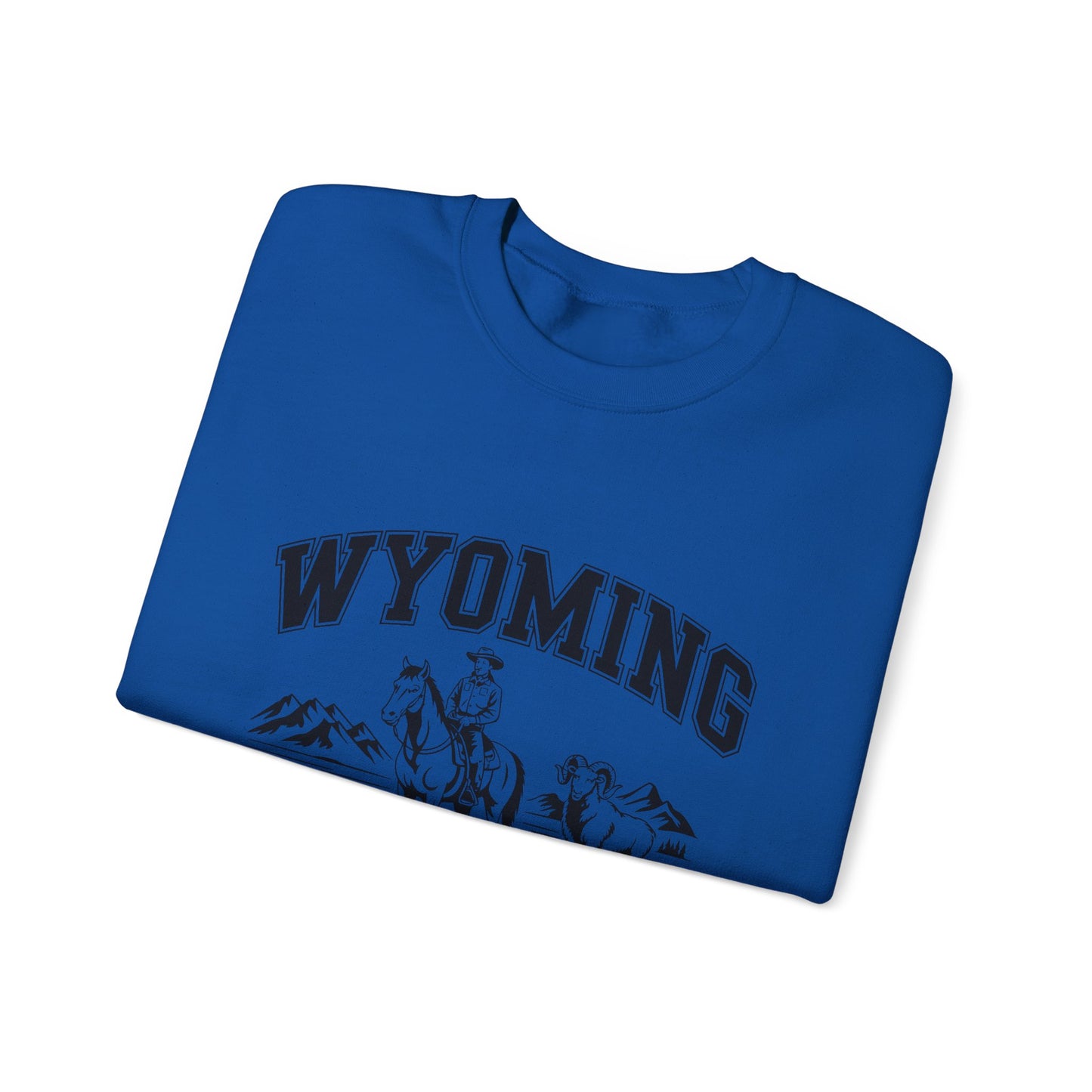 Wyoming Cowboy State Crewneck Sweatshirt, Western Apparel, Cozy Gift, Unisex Sweatshirt, Ideal for Outdoor Adventures
