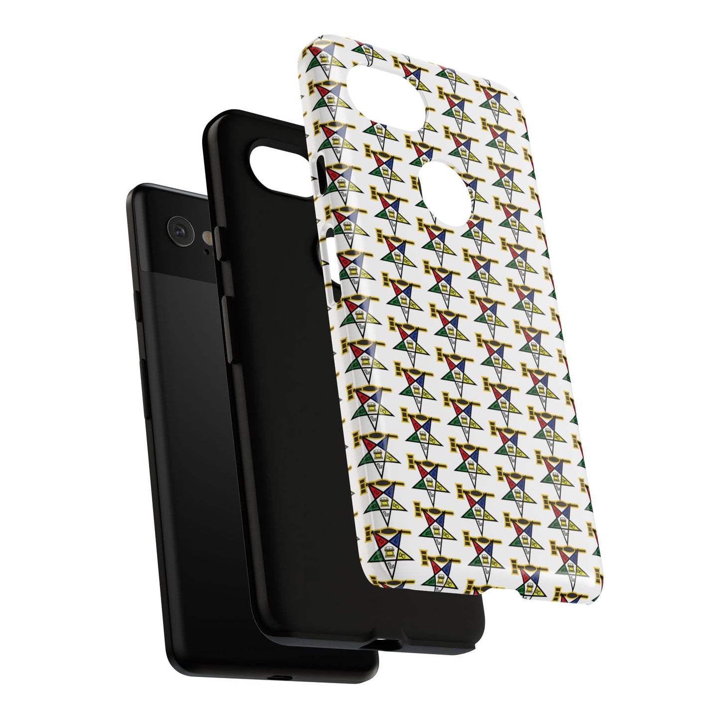 Tough Cases iPhone Case, Colorful Geometric Phone Cover, Unique Gift for Tech Lovers, Durable Phone Accessories, Trendy Phone Protector
