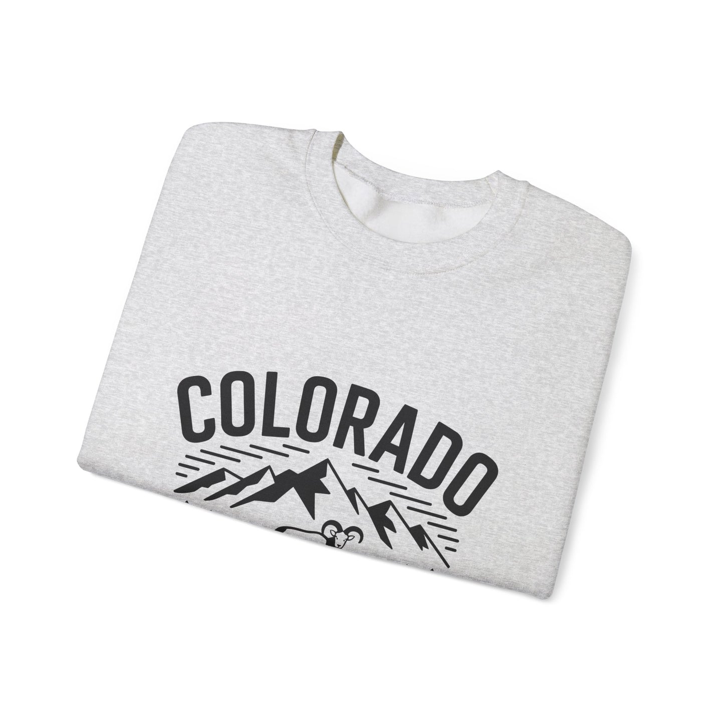 Colorado Adventure Crewneck Sweatshirt - Cozy State Pride Apparel for Outdoor Lovers, Gifts for Tourists & Nature Enthusiasts