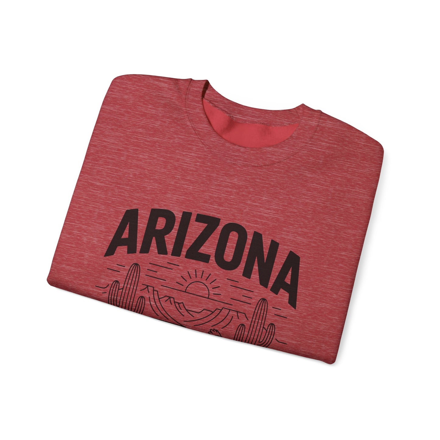 Arizona Crewneck Sweatshirt | Vintage State Apparel, Gift for Travelers, Southwest Style, Unisex Fashion, Cozy Outfit