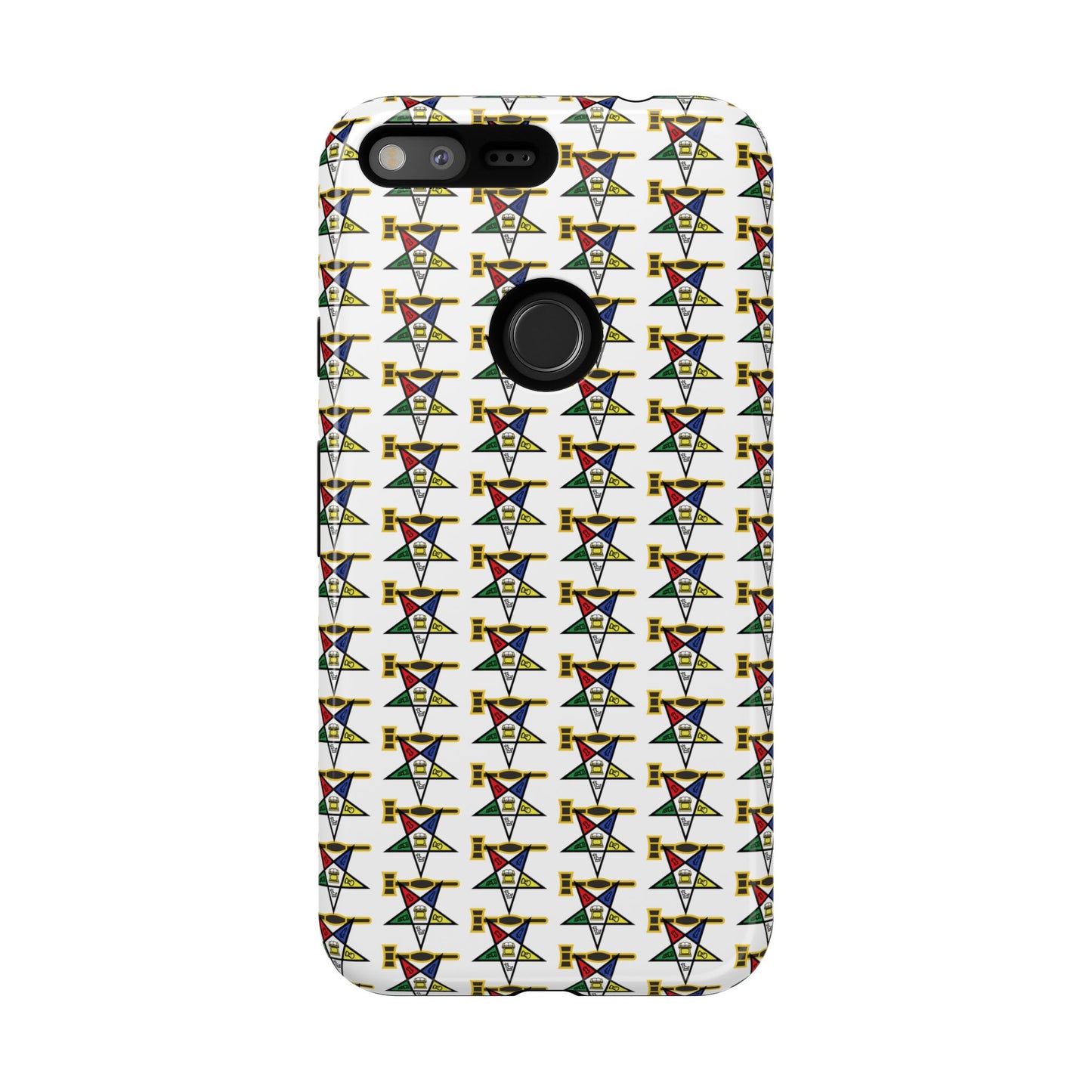 Tough Cases iPhone Case, Colorful Geometric Phone Cover, Unique Gift for Tech Lovers, Durable Phone Accessories, Trendy Phone Protector