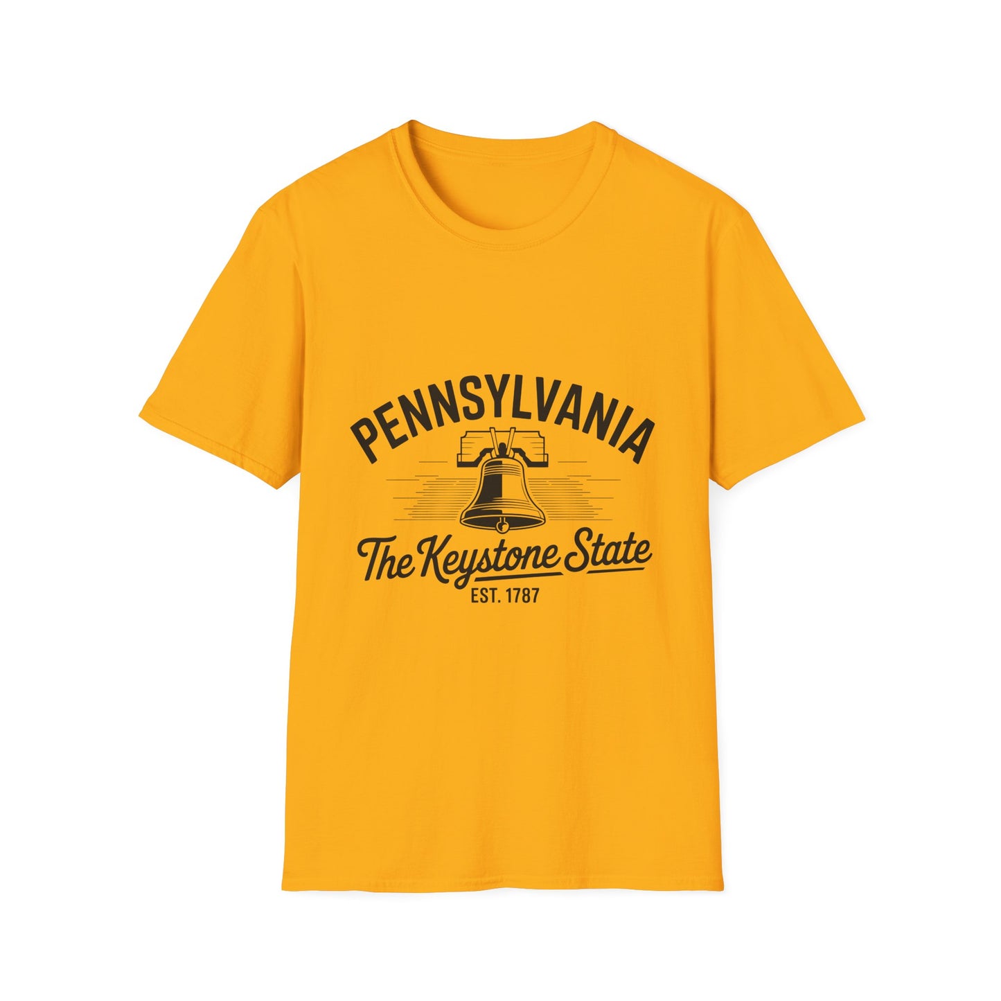 Pennsylvania Keystone State T-Shirt, Unisex Tee, Travel Souvenir, State Pride, Gift for Pennsylvanians, Casual Wear, Summer Fashion