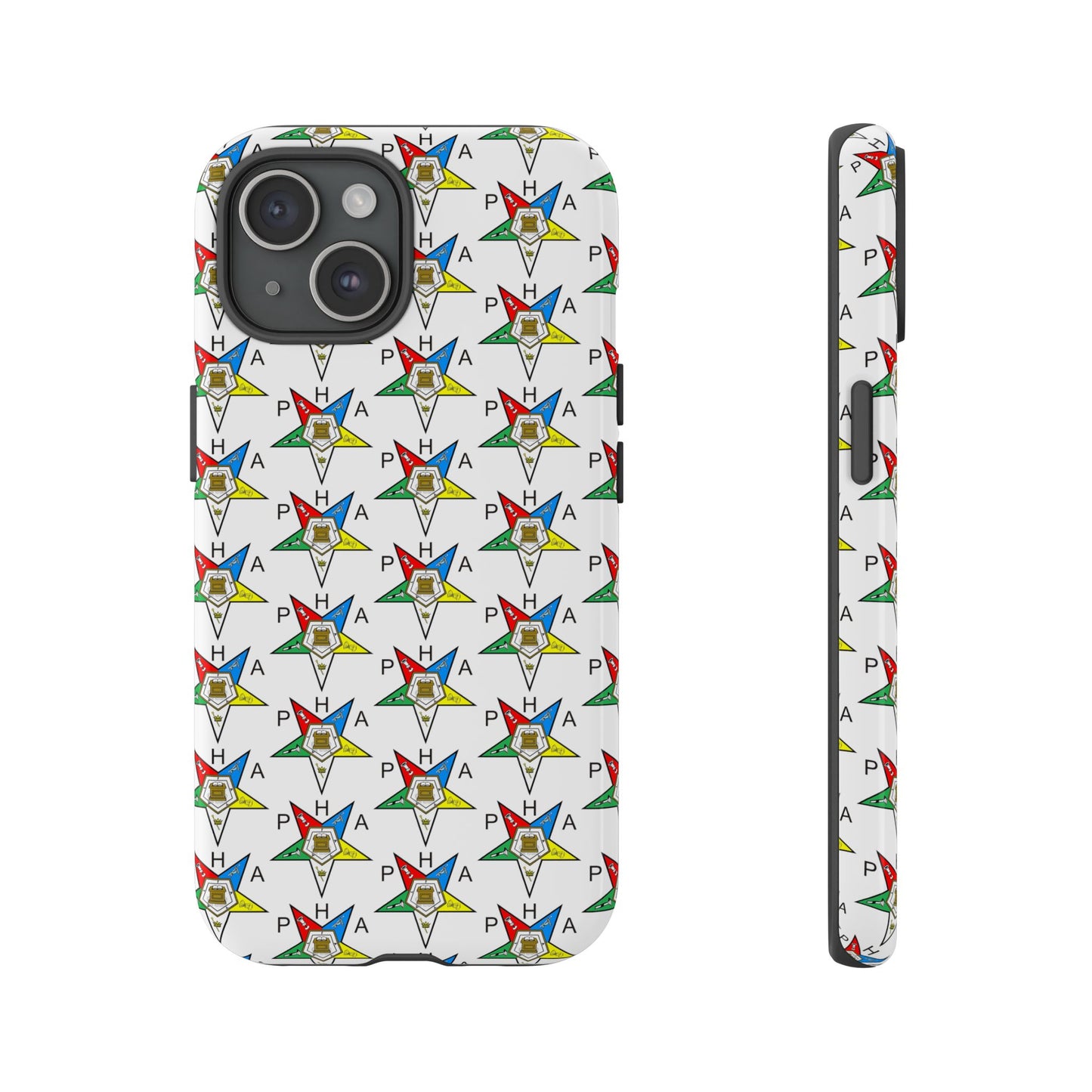 Colorful Phone Case for Tough Cases Lovers, Customizable Phone Accessories, Unique Gift, Durable Phone Cover, Fun Patterned Case