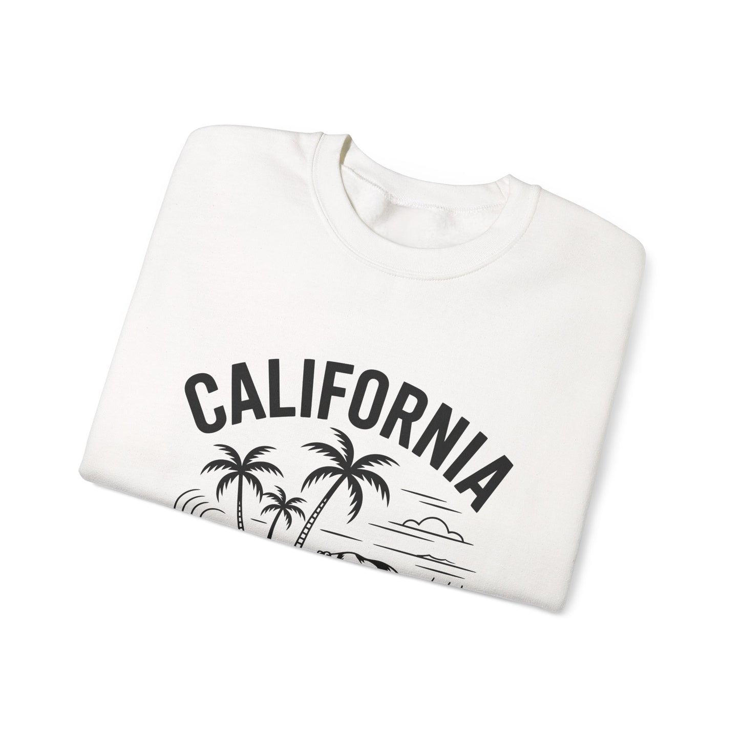 California Crewneck Sweatshirt, Cozy California Sweatshirt, Unisex Crewneck, Retro Gift, Casual Wear, Gift for Travel Lovers