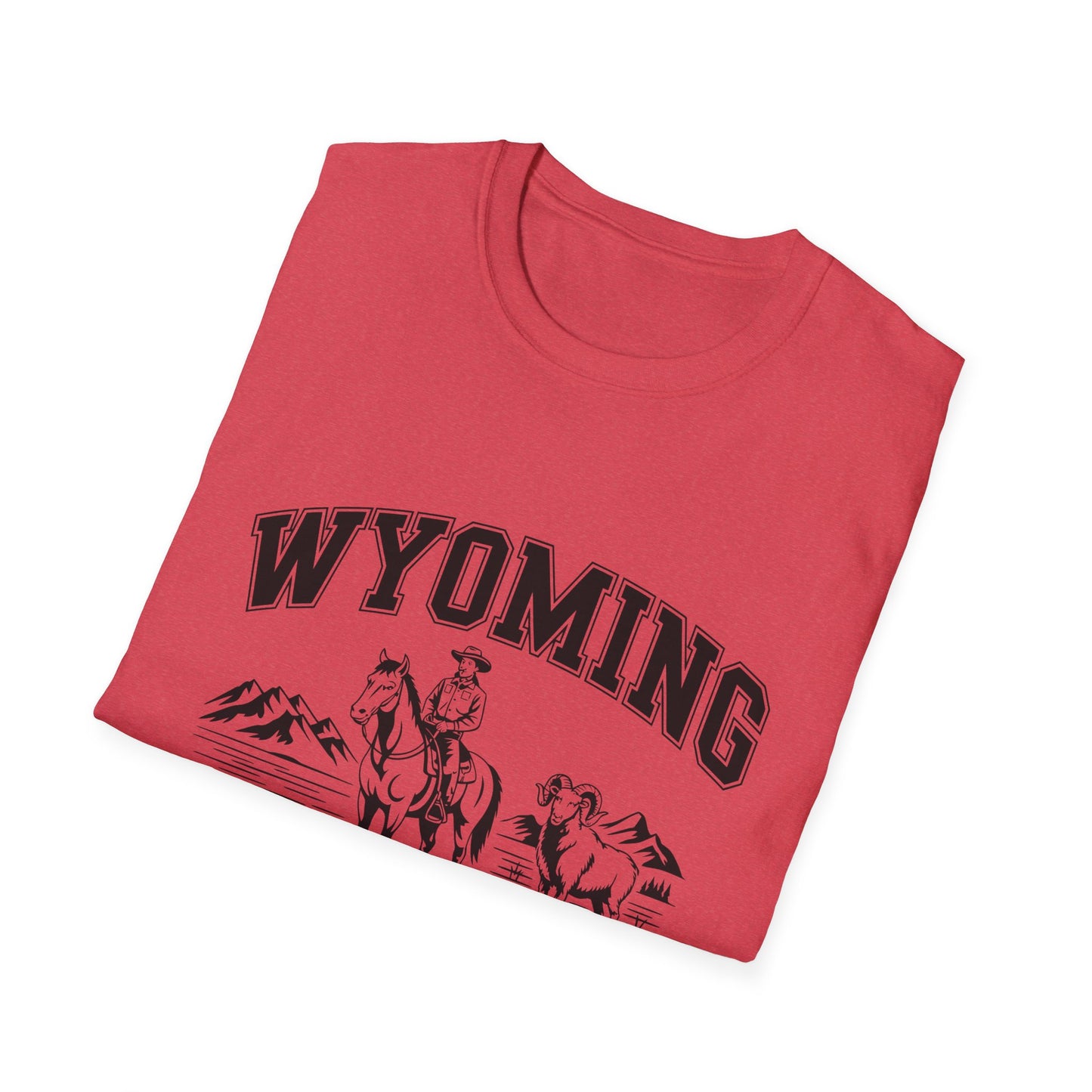 Wyoming Cowboy State T-Shirt | Vintage Western Tee, Gift for Cowboys, Travel Souvenir, Casual Outfit, Americana Style