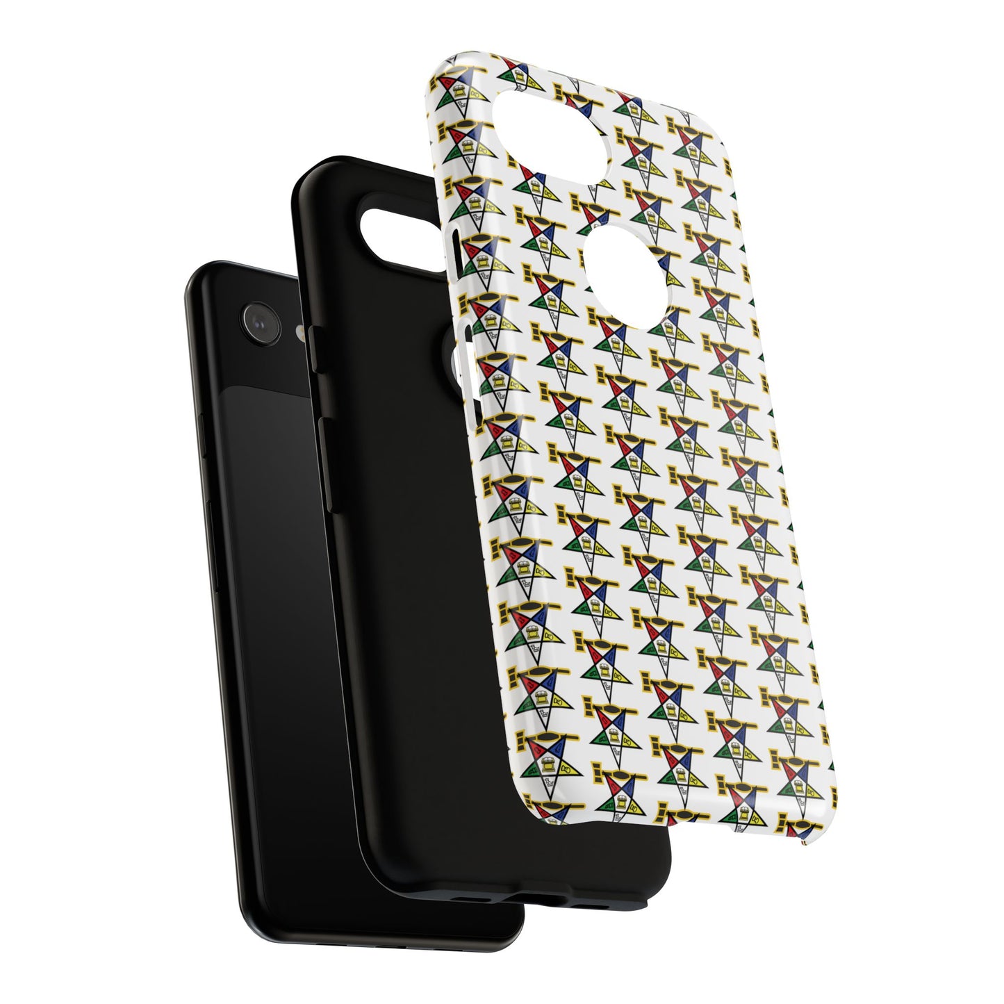 Tough Cases iPhone Case, Colorful Geometric Phone Cover, Unique Gift for Tech Lovers, Durable Phone Accessories, Trendy Phone Protector
