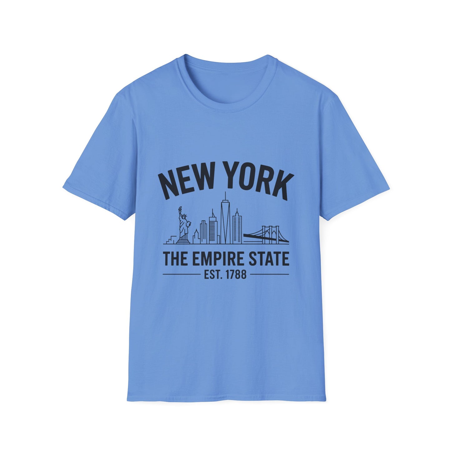 New York Skyline Unisex T-Shirt, NYC Shirt, Empire State Tee, Travel Souvenir, Urban Apparel