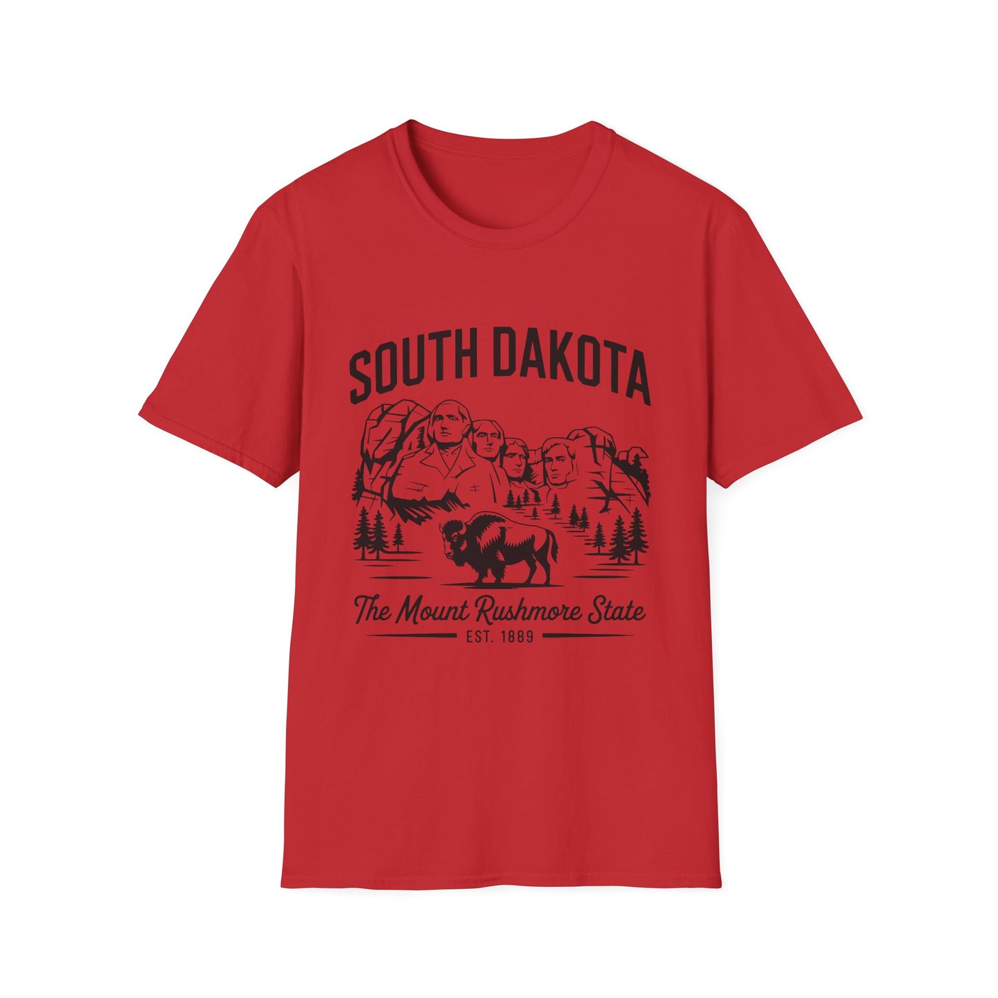 South Dakota Vintage T-Shirt, Unisex Graphic Tee, Midwest Souvenir Shirt, State Pride Apparel, Travel Gift for Him and Her