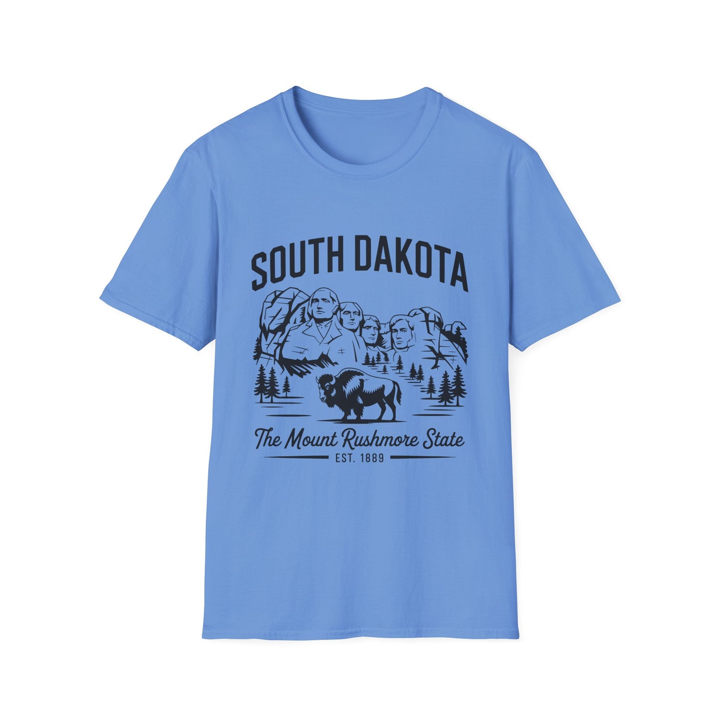 South Dakota Vintage T-Shirt, Unisex Graphic Tee, Midwest Souvenir Shirt, State Pride Apparel, Travel Gift for Him and Her