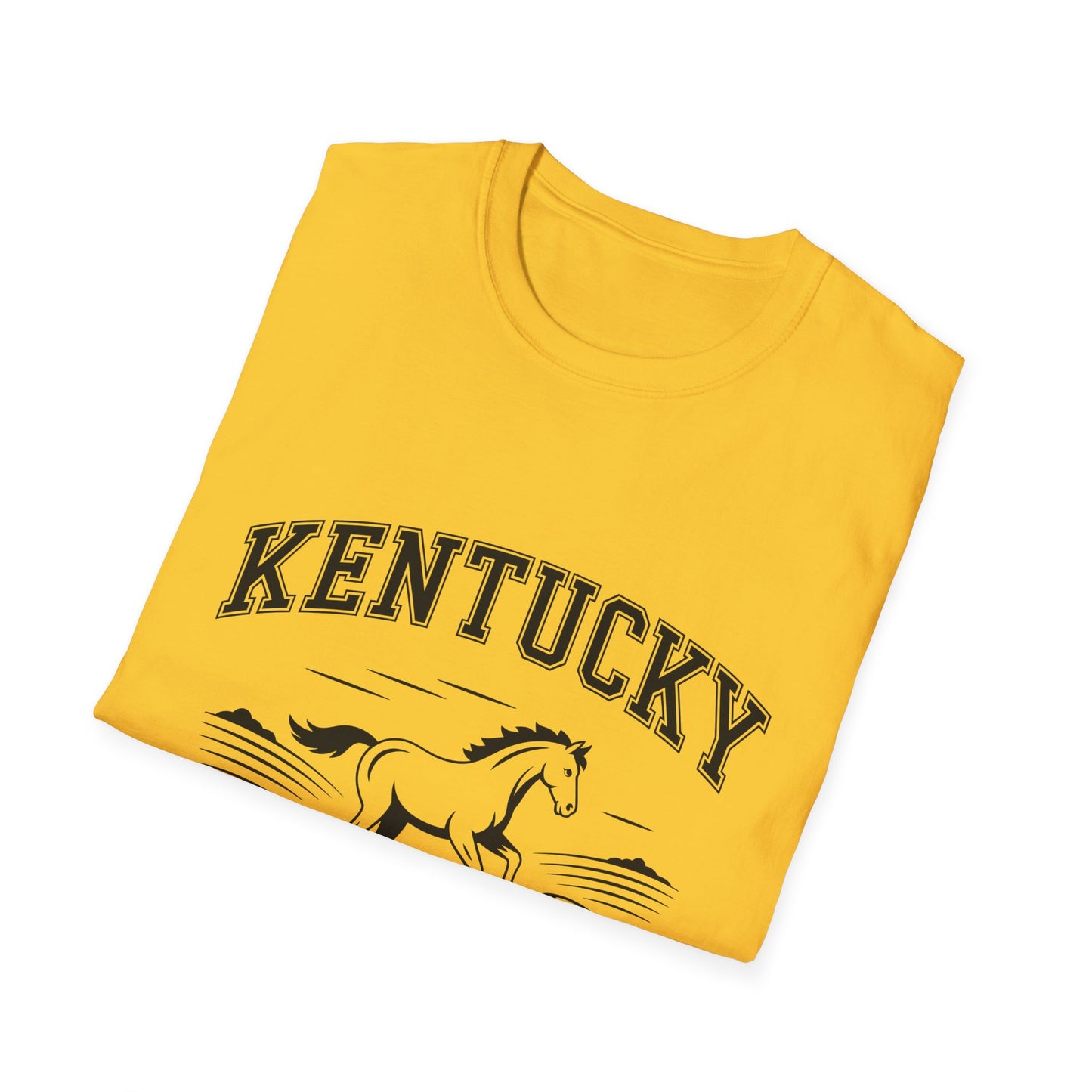 Kentucky Bluegrass State Unisex Softstyle T-Shirt, Casual Tee, Souvenir Apparel, Gift for Travelers, Vintage Graphic Tee