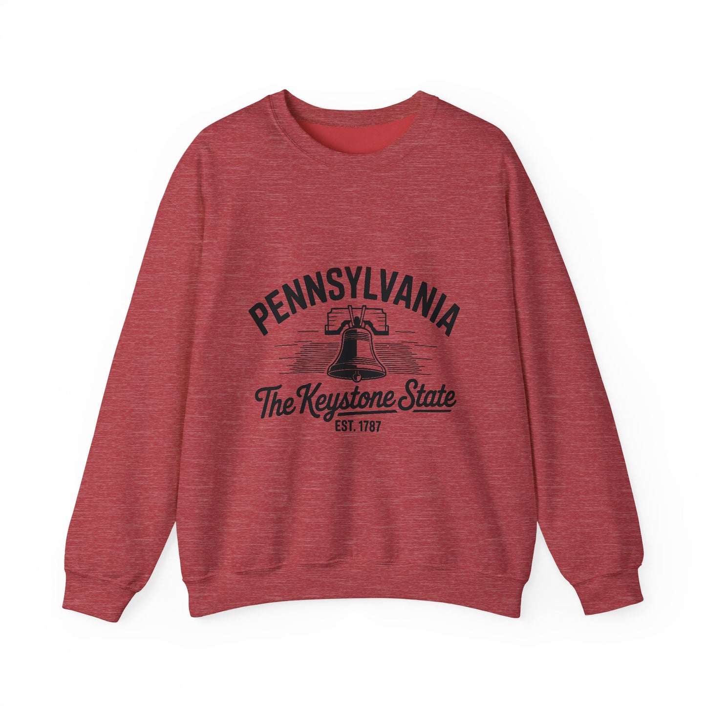 Pennsylvania Crewneck Sweatshirt, Cozy State Pride Apparel, Unisex Sweatshirt, Perfect for Gift Giving, Casual Outfit