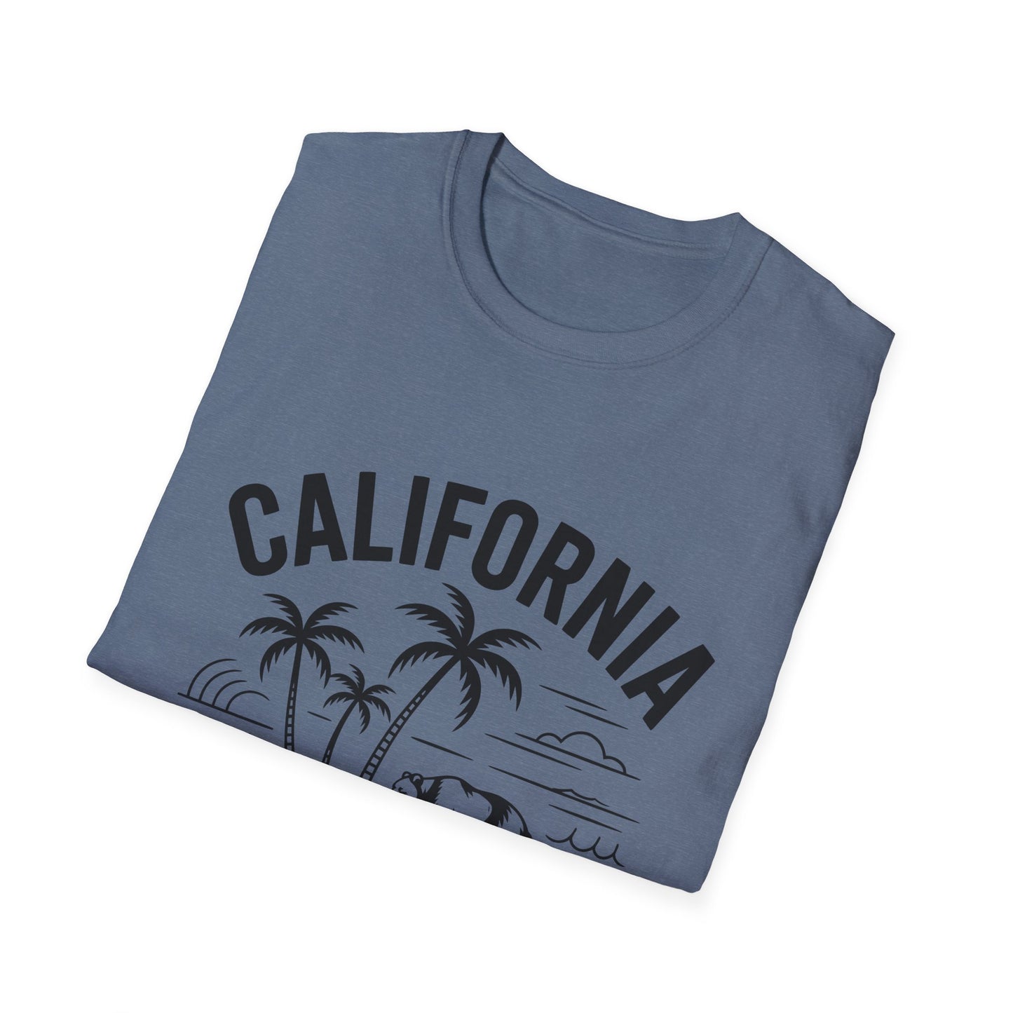 California Inspired Unisex T-Shirt, Softstyle Tee, Vintage California Tee, Travel Gift, Summer Fashion, Beachwear, Casual Wear