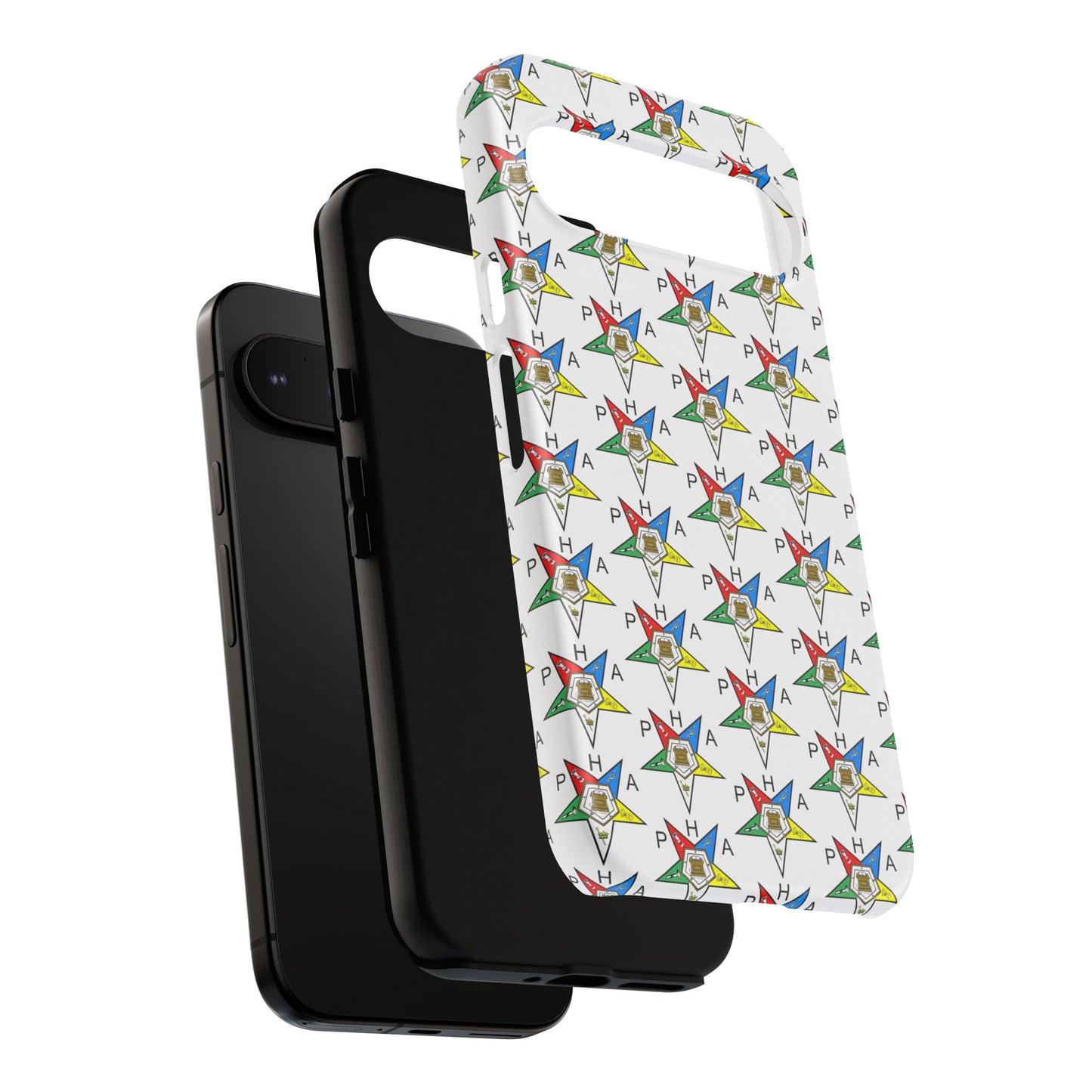 Colorful Phone Case for Tough Cases Lovers, Customizable Phone Accessories, Unique Gift, Durable Phone Cover, Fun Patterned Case