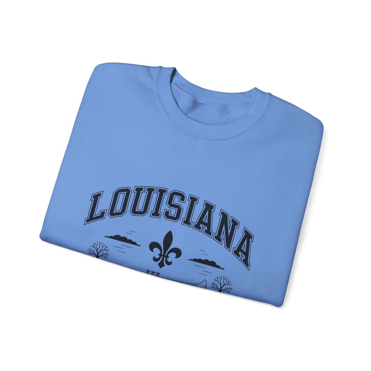 Louisiana Pelican State Sweatshirt, Unisex Crewneck, Cozy Gift for Birthdays, Travel Souvenir, Casual Style for All Occasions