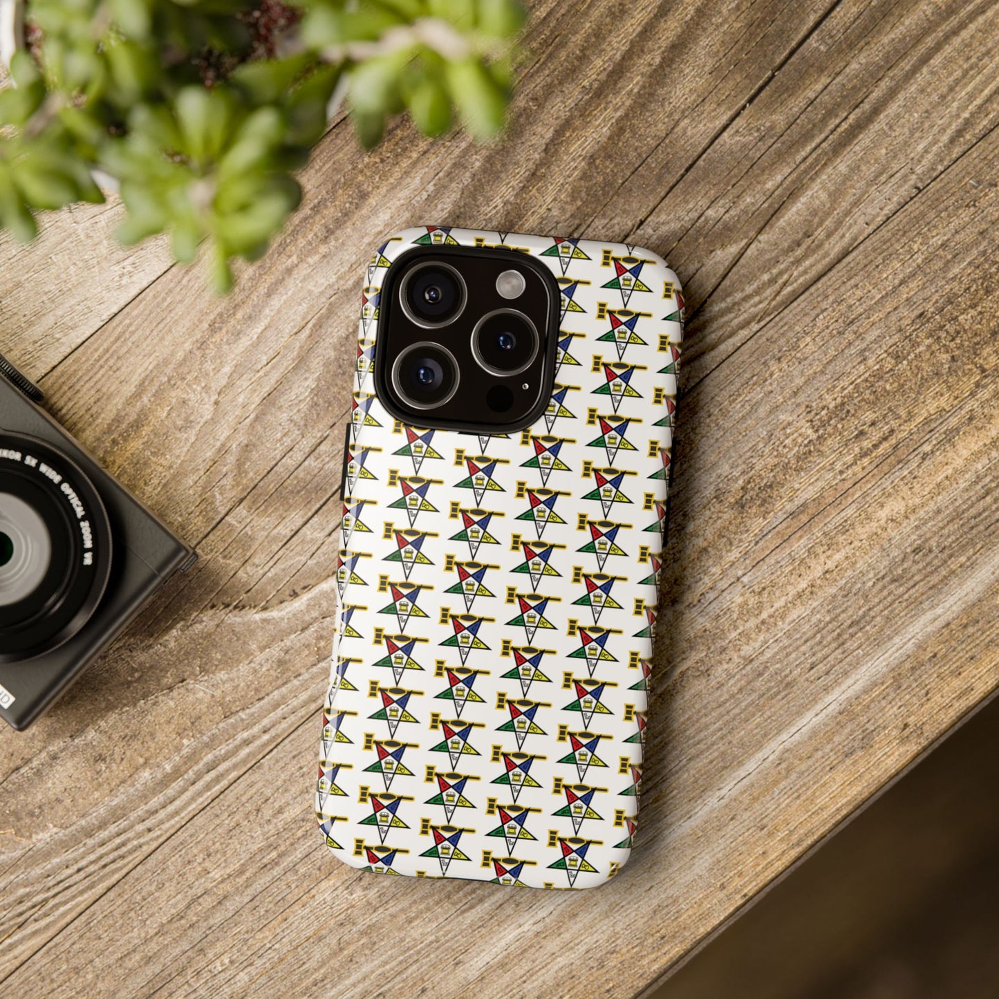 Tough Cases iPhone Case, Colorful Geometric Phone Cover, Unique Gift for Tech Lovers, Durable Phone Accessories, Trendy Phone Protector