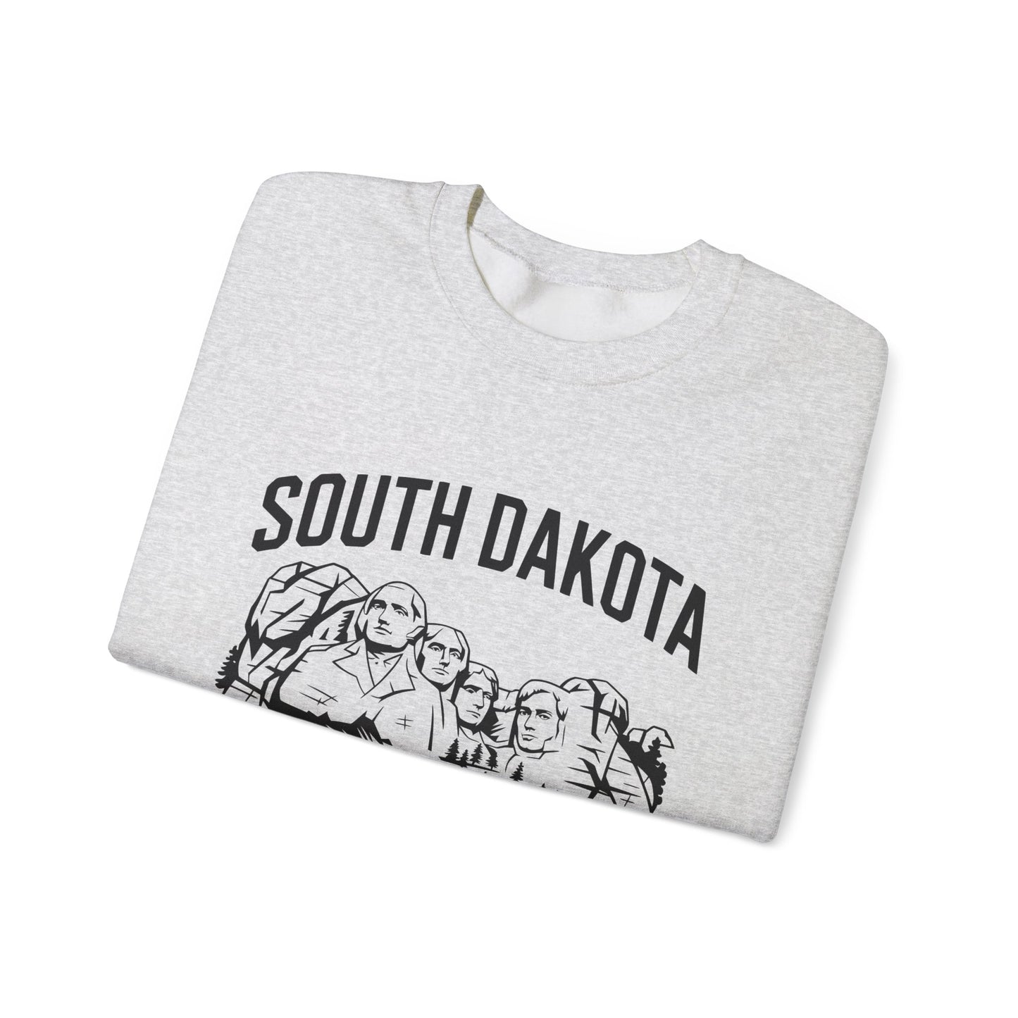 South Dakota Vintage Crewneck Sweatshirt | Mount Rushmore State Apparel, Unisex Pullover, Travel Souvenir, Casual Outfit, Gift for Him/Her