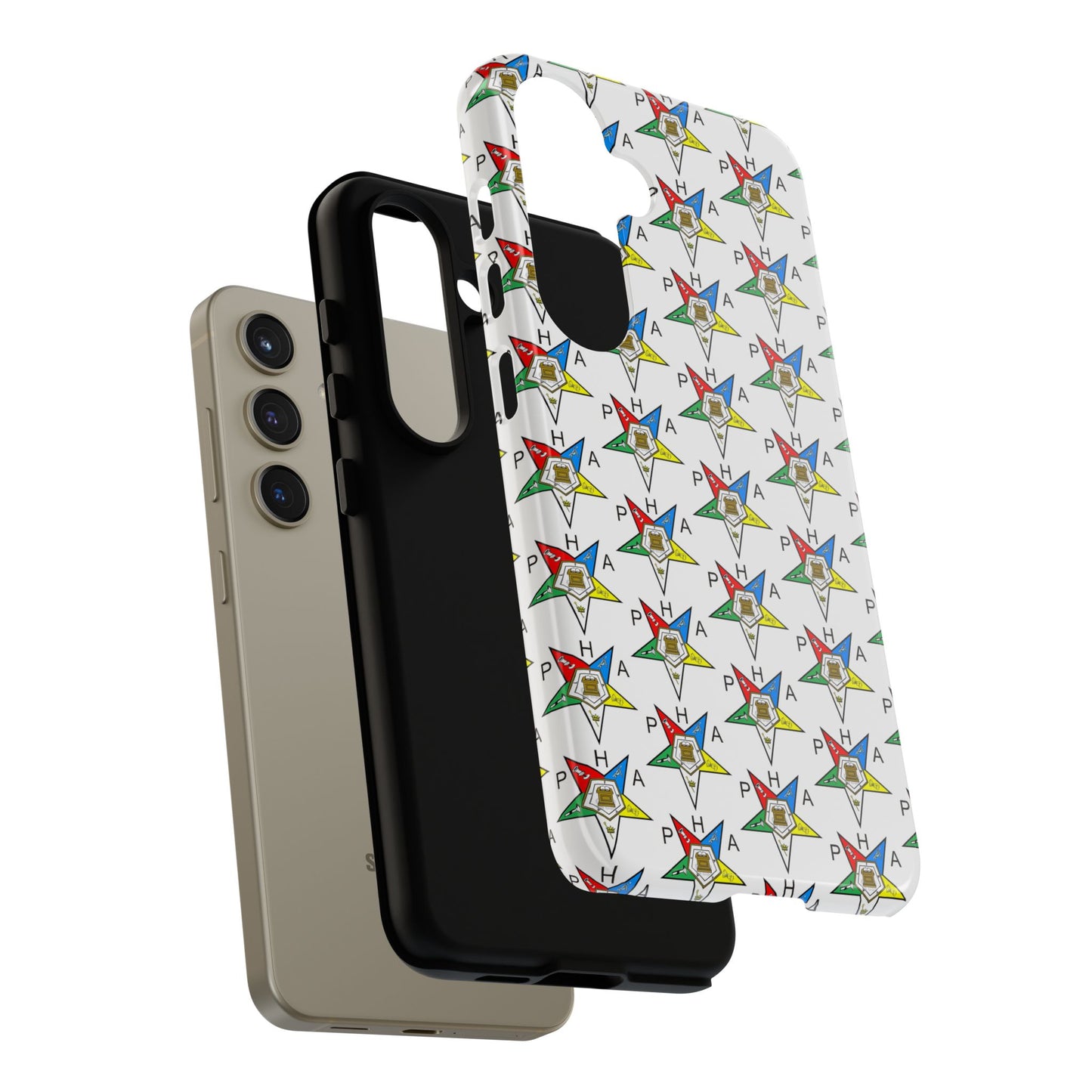 Colorful Phone Case for Tough Cases Lovers, Customizable Phone Accessories, Unique Gift, Durable Phone Cover, Fun Patterned Case