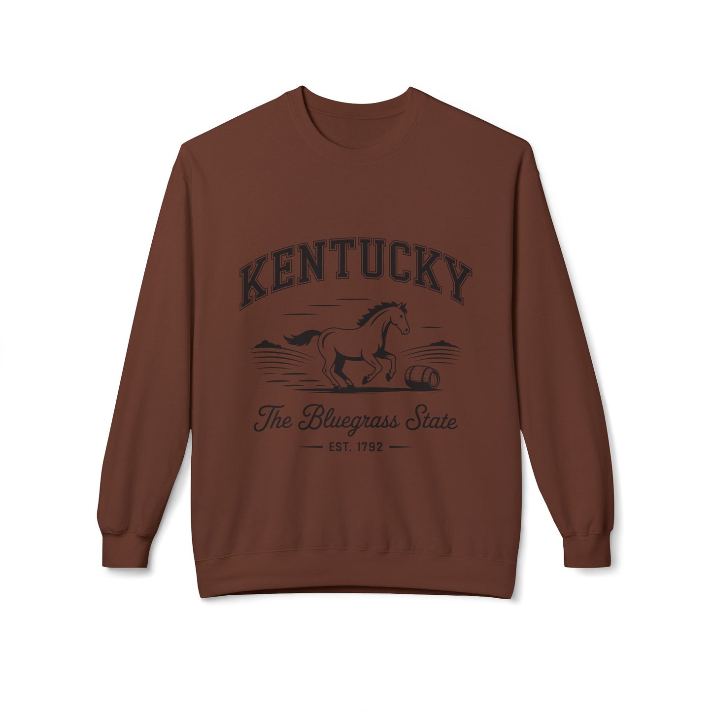 Kentucky Vintage Fleece Sweatshirt, Cozy Crewneck for Fans, Perfect for Gifts, Warm Fall Layer, Kentucky Pride Apparel