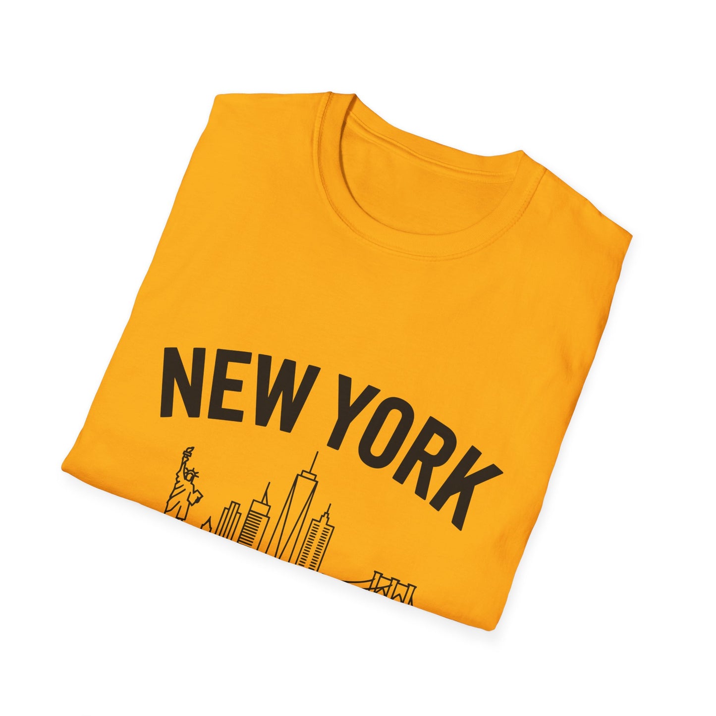 New York Skyline Unisex T-Shirt, NYC Shirt, Empire State Tee, Travel Souvenir, Urban Apparel