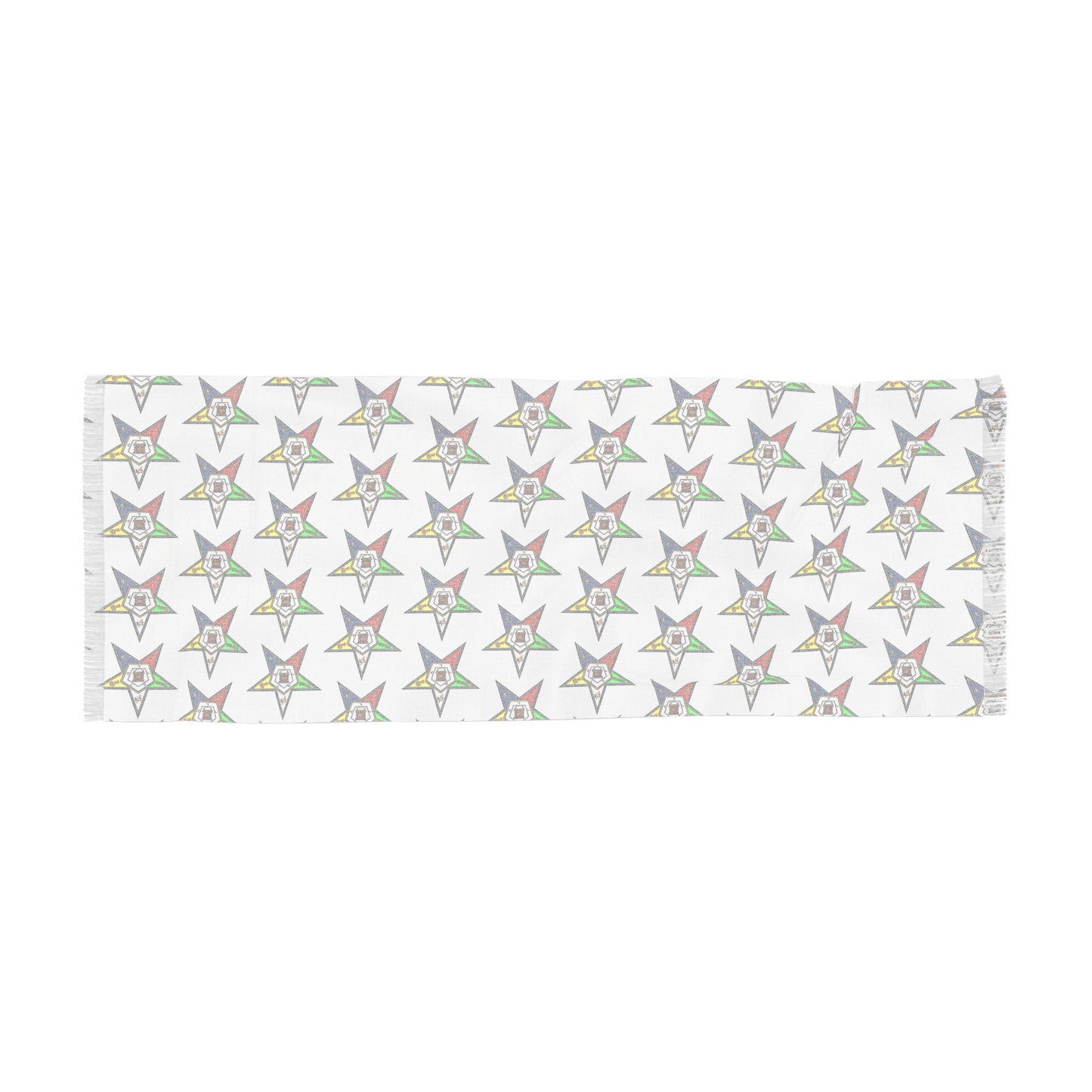 Colorful Star Pattern Light Scarf - Perfect for All Seasons