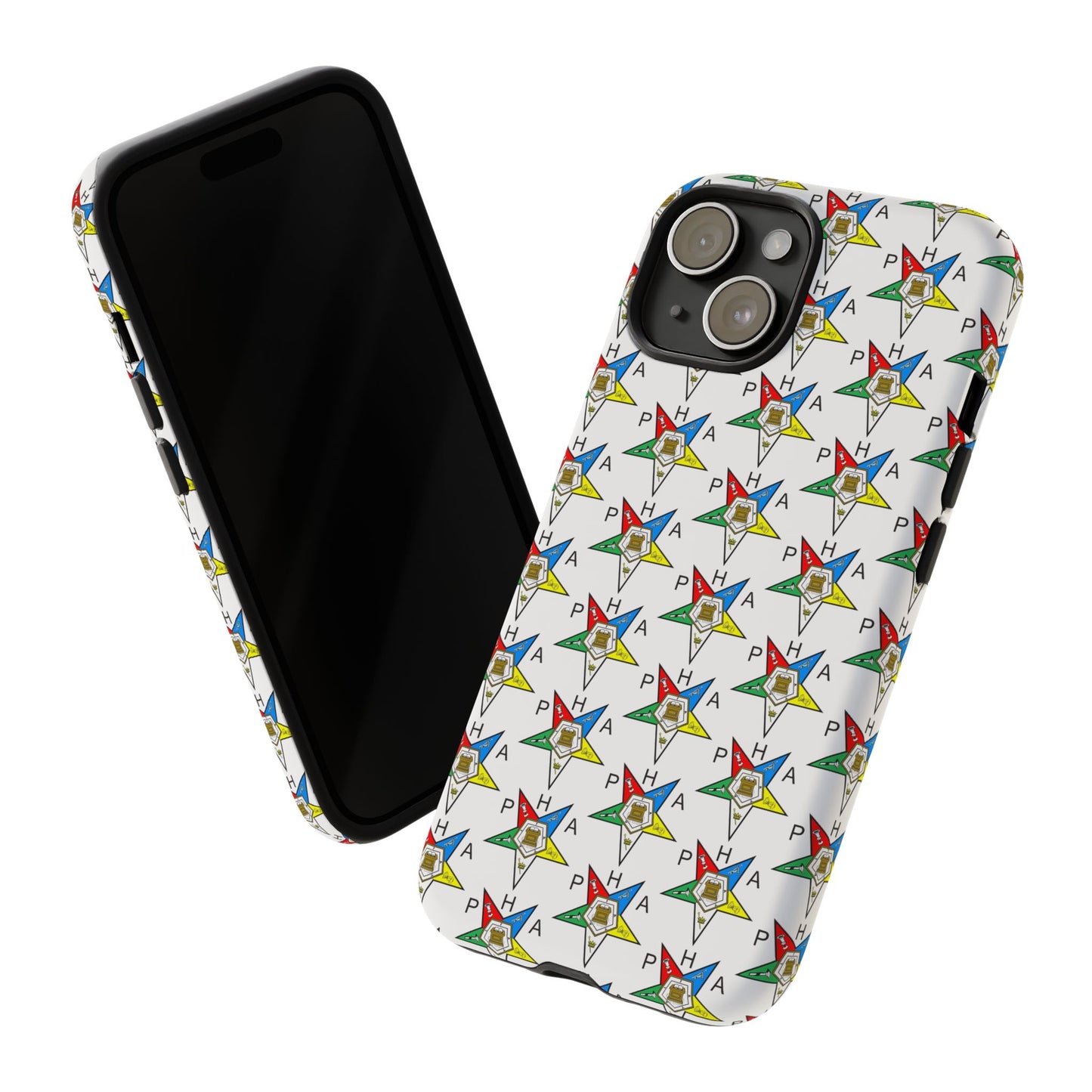 Colorful Phone Case for Tough Cases Lovers, Customizable Phone Accessories, Unique Gift, Durable Phone Cover, Fun Patterned Case