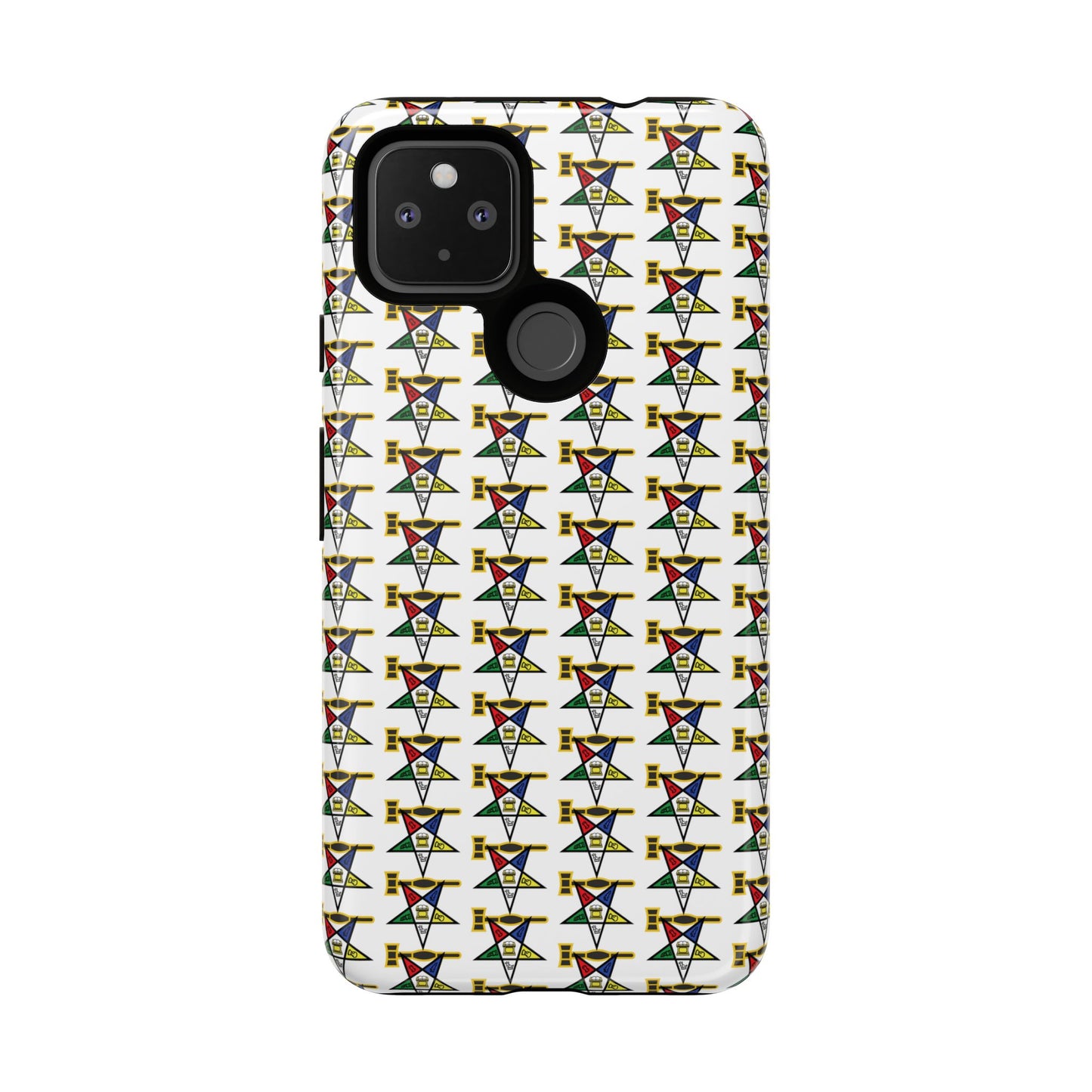 Tough Cases iPhone Case, Colorful Geometric Phone Cover, Unique Gift for Tech Lovers, Durable Phone Accessories, Trendy Phone Protector