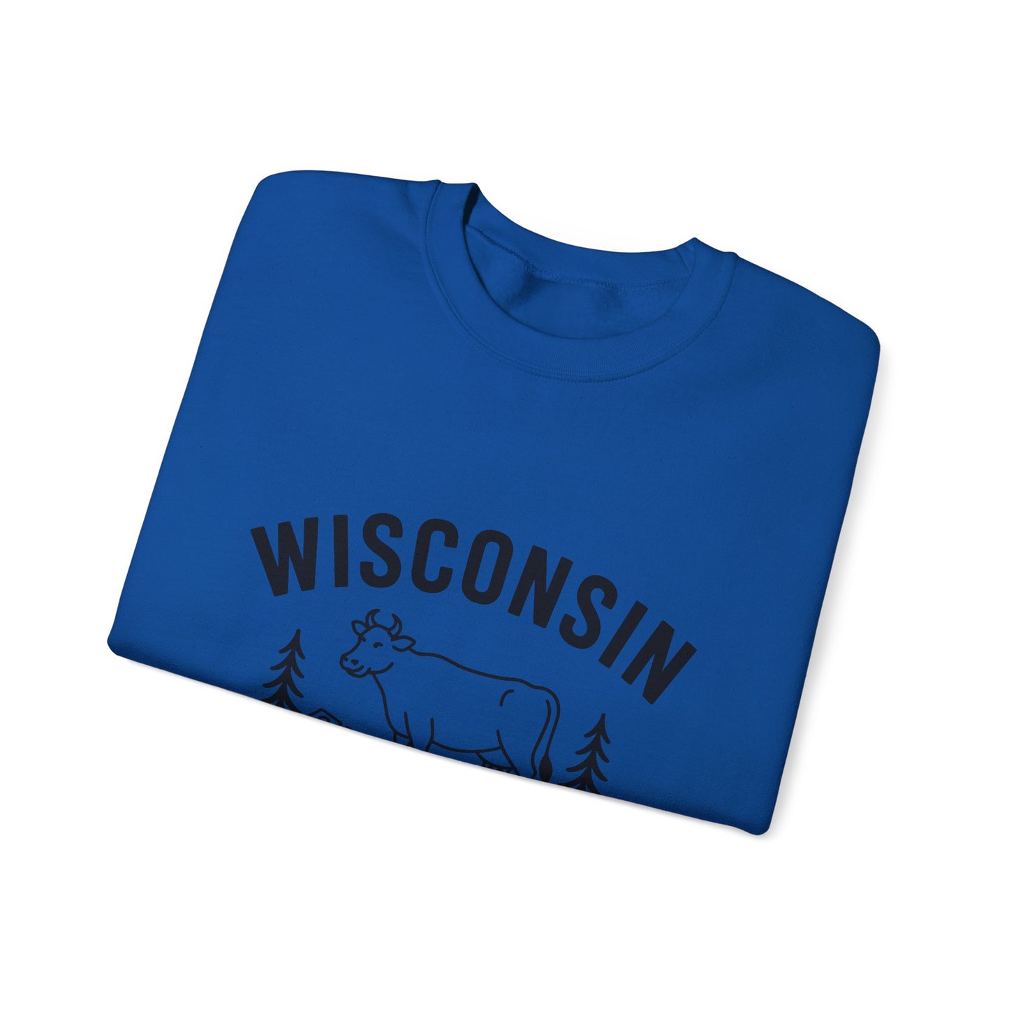 Wisconsin Badger State Sweatshirt, Unisex Crewneck, Cozy Gift for State Pride, Travel Souvenir, Homewear