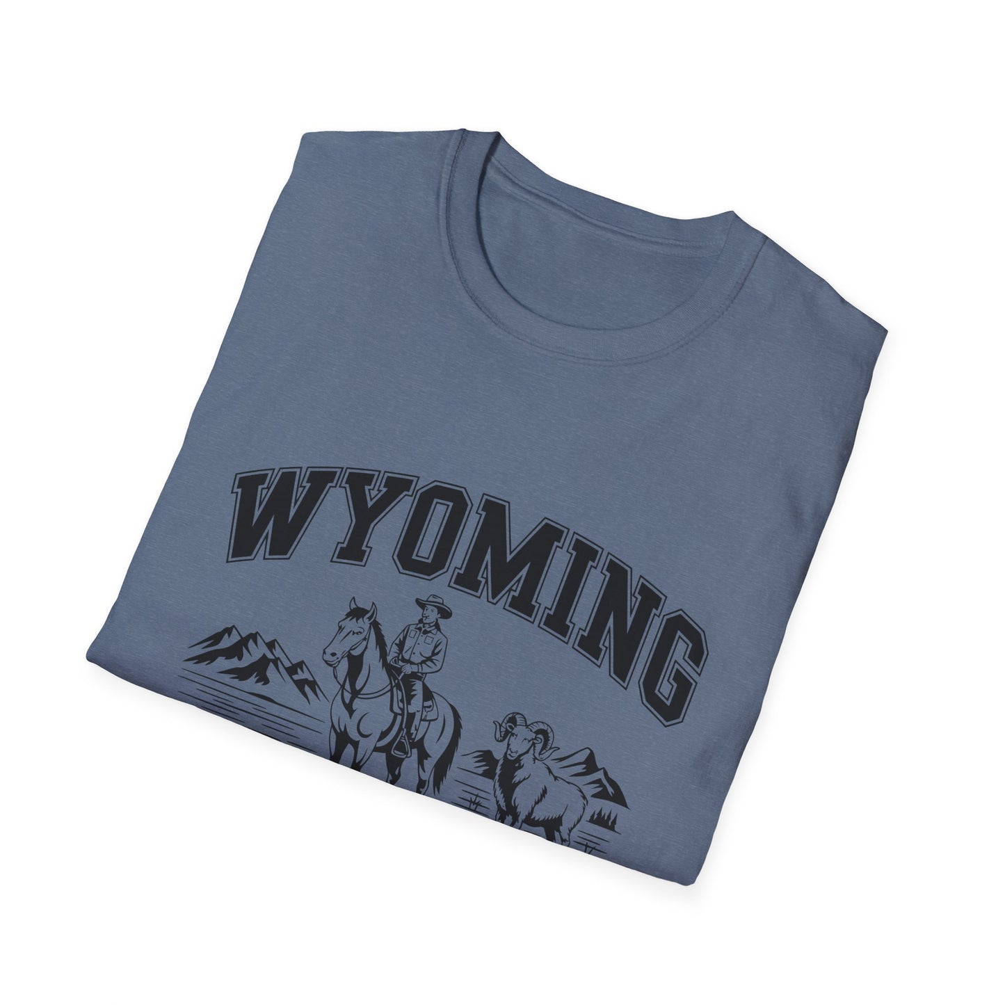 Wyoming Cowboy State T-Shirt | Vintage Western Tee, Gift for Cowboys, Travel Souvenir, Casual Outfit, Americana Style