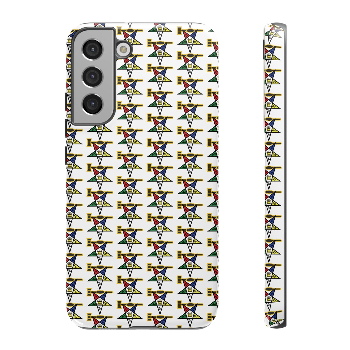 Tough Cases iPhone Case, Colorful Geometric Phone Cover, Unique Gift for Tech Lovers, Durable Phone Accessories, Trendy Phone Protector