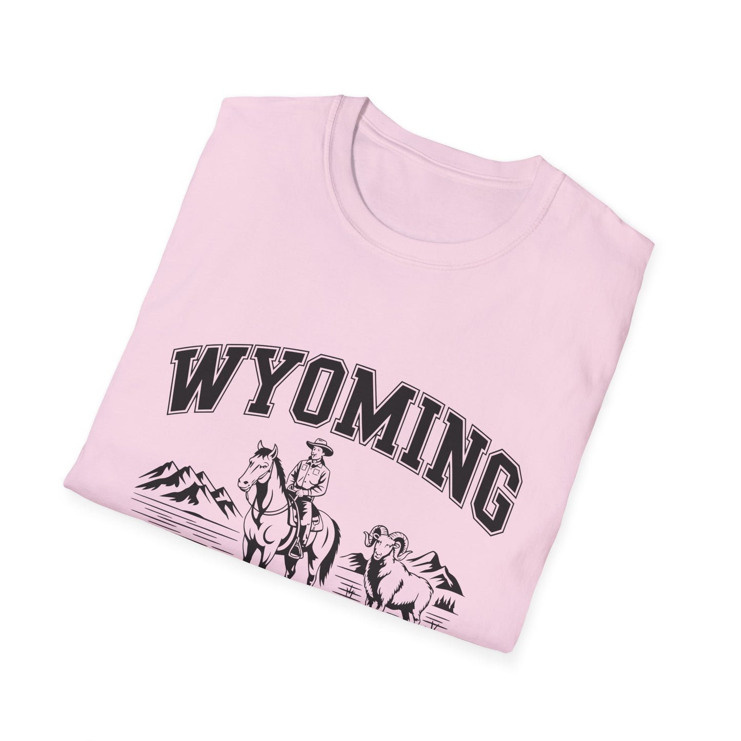 Wyoming Cowboy State T-Shirt | Vintage Western Tee, Gift for Cowboys, Travel Souvenir, Casual Outfit, Americana Style