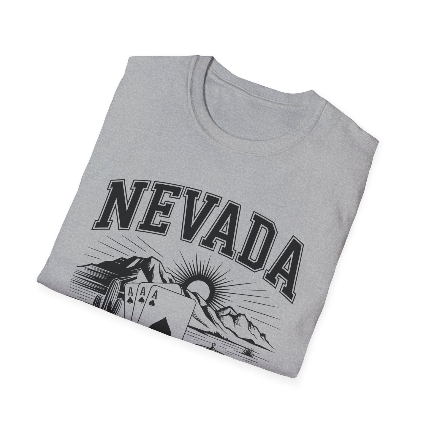 Nevada Vintage Graphic T-Shirt, Unisex Cool Tee, Casual Wear, Travel Souvenir, Gift for Nevada Lovers, Summer Style