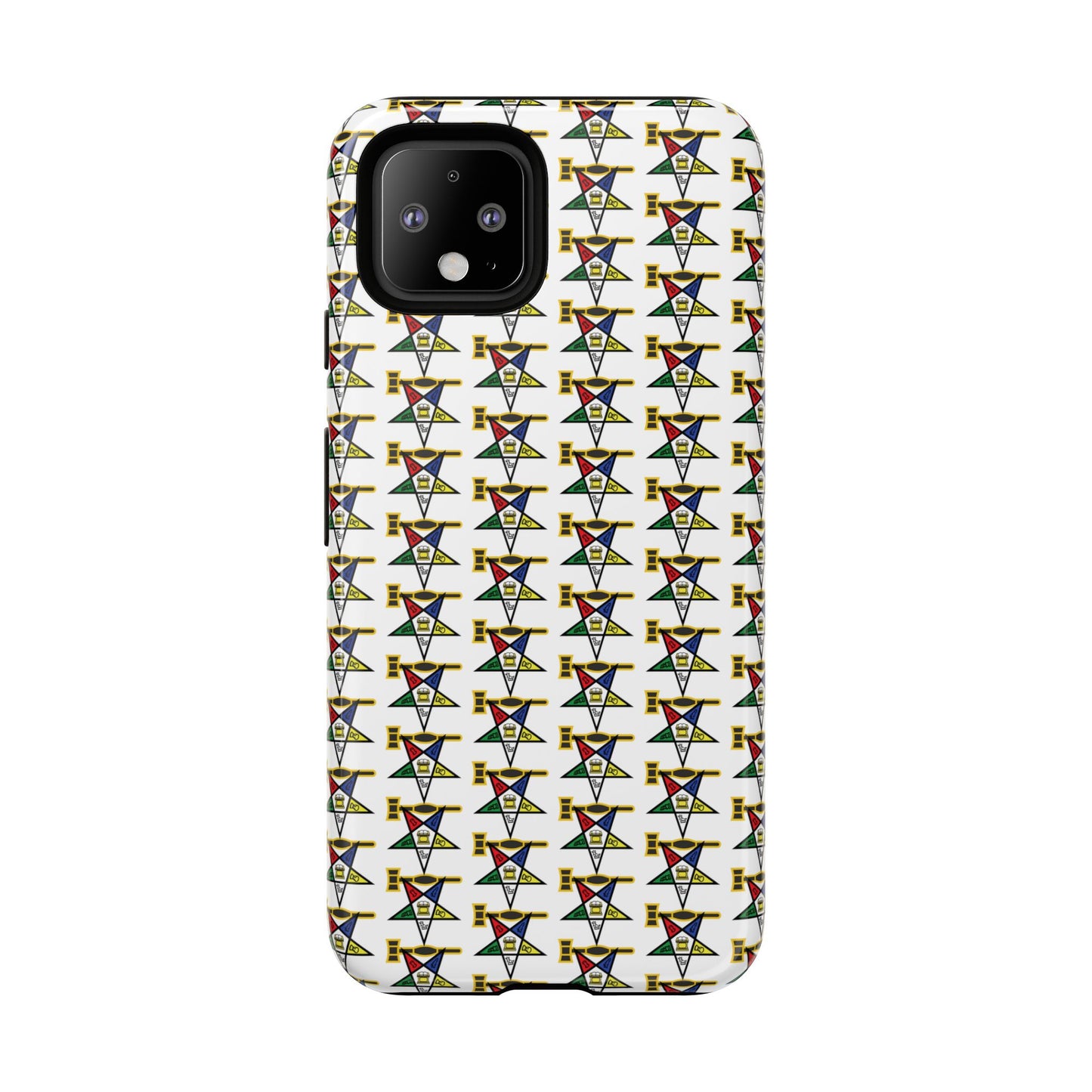 Tough Cases iPhone Case, Colorful Geometric Phone Cover, Unique Gift for Tech Lovers, Durable Phone Accessories, Trendy Phone Protector