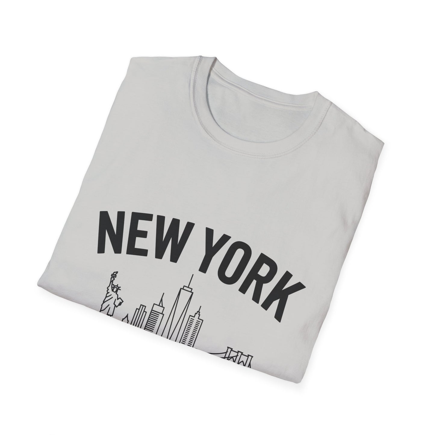 New York Skyline Unisex T-Shirt, NYC Shirt, Empire State Tee, Travel Souvenir, Urban Apparel