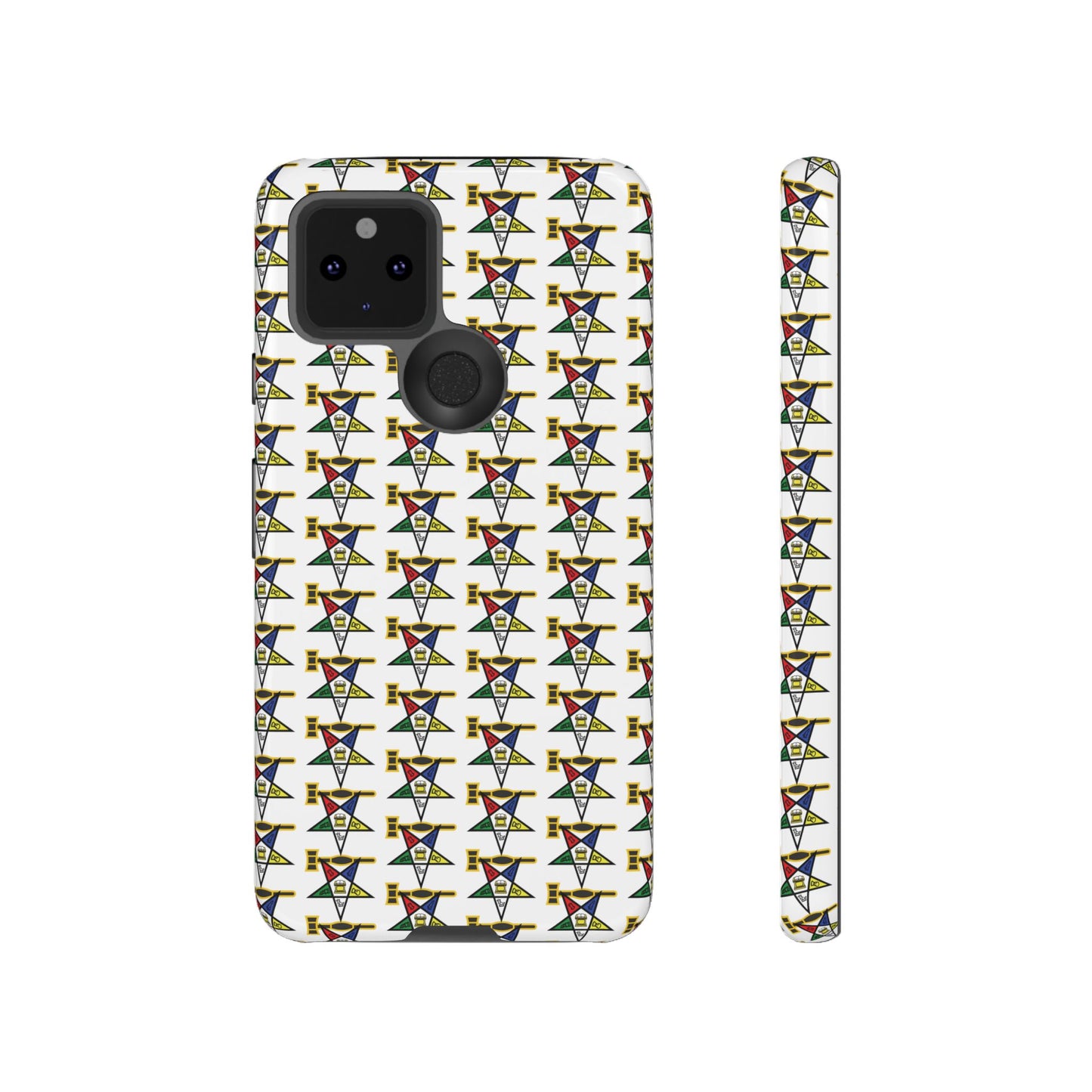 Tough Cases iPhone Case, Colorful Geometric Phone Cover, Unique Gift for Tech Lovers, Durable Phone Accessories, Trendy Phone Protector