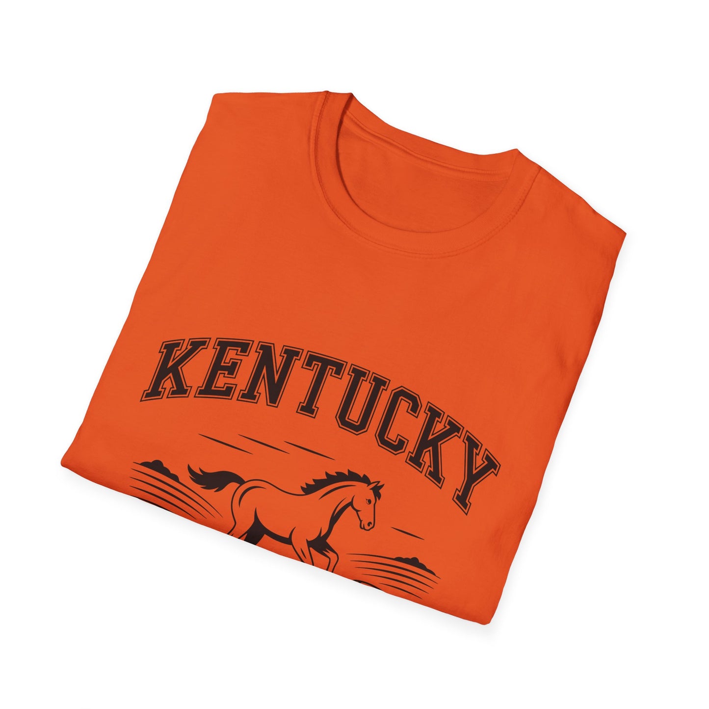 Kentucky Bluegrass State Unisex Softstyle T-Shirt, Casual Tee, Souvenir Apparel, Gift for Travelers, Vintage Graphic Tee