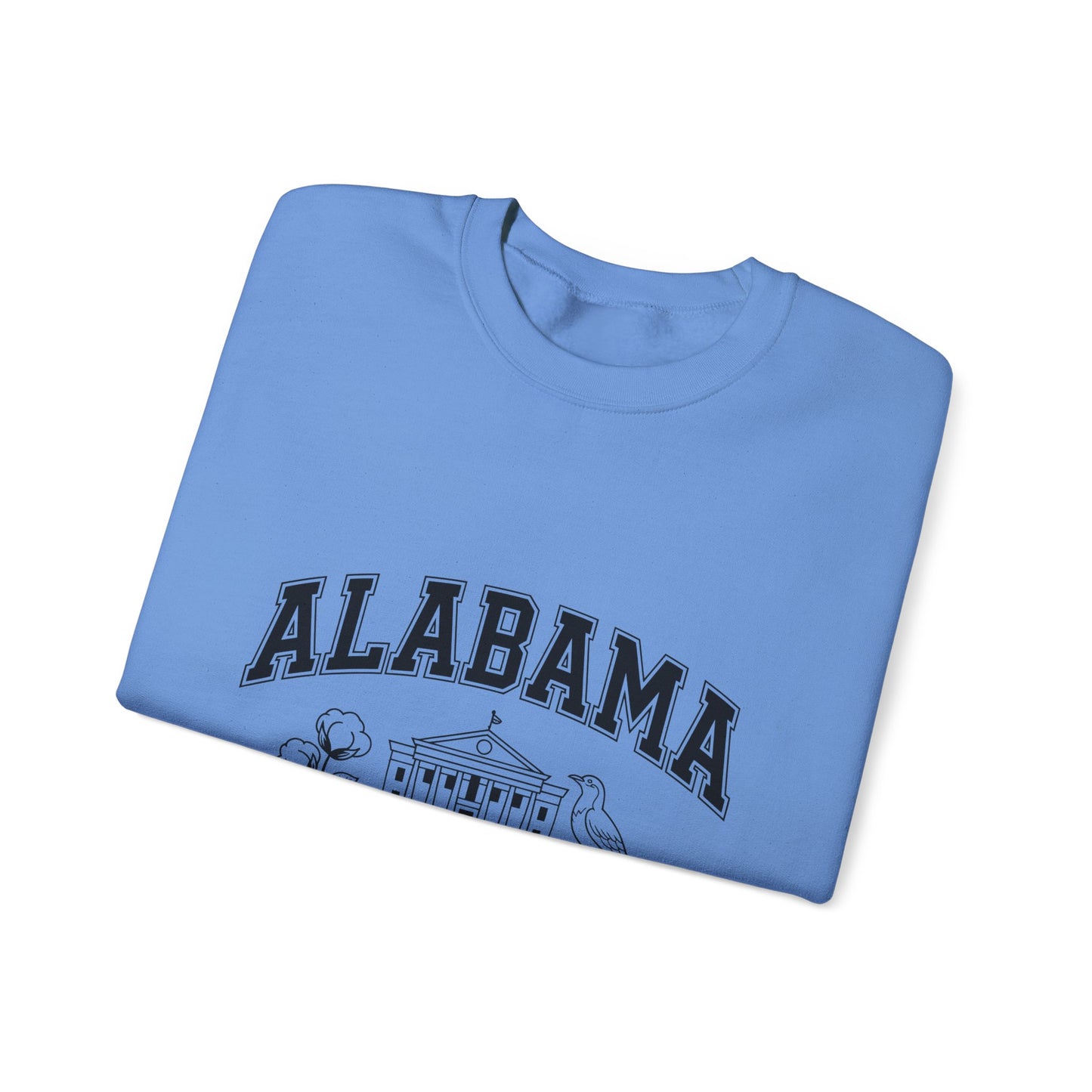 Southern Pride Alabama Crewneck Sweatshirt | Casual Wear, Gift for Alabama Fans, College Apparel, Unisex Sweatshirt, Cozy Outfit