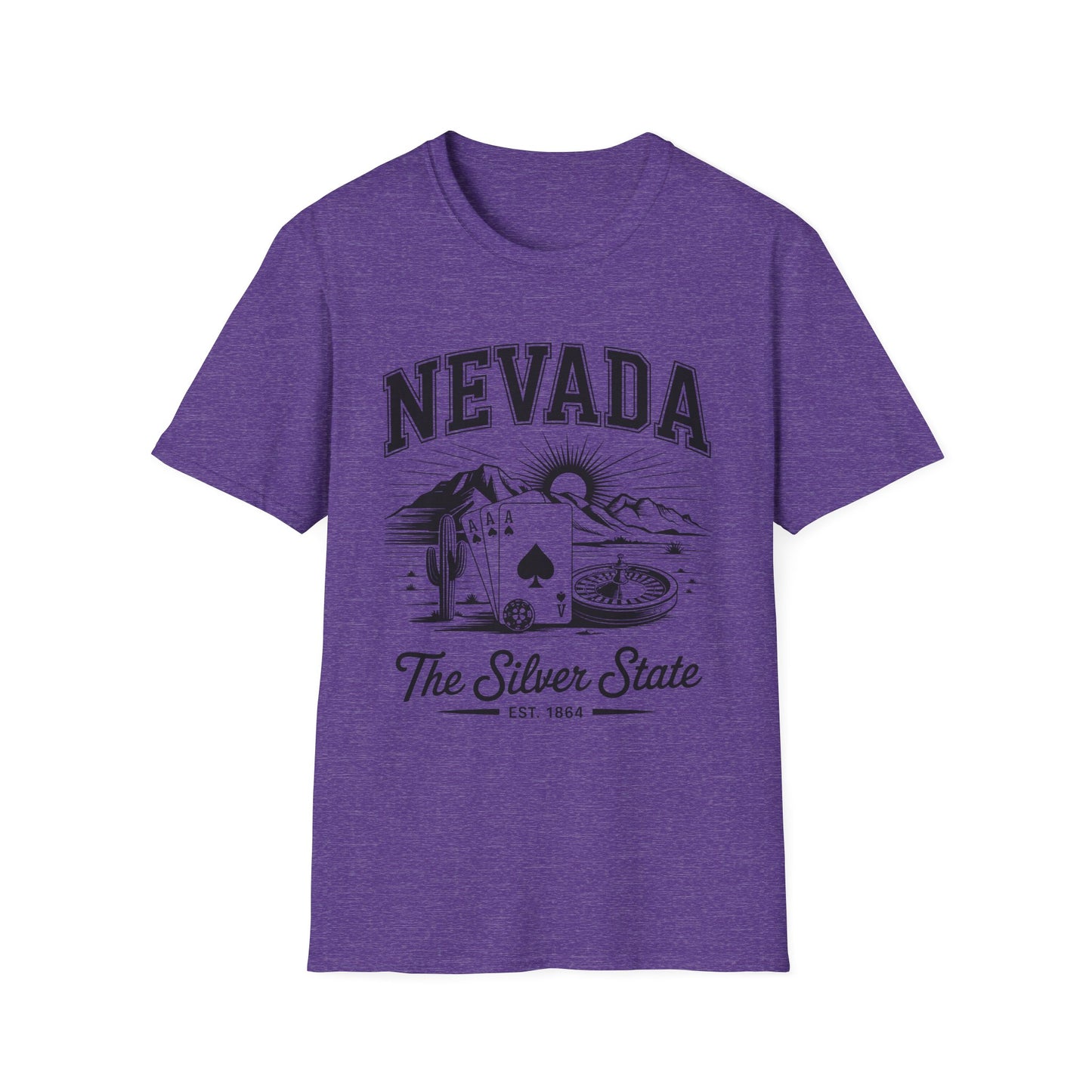 Nevada Vintage Graphic T-Shirt, Unisex Cool Tee, Casual Wear, Travel Souvenir, Gift for Nevada Lovers, Summer Style