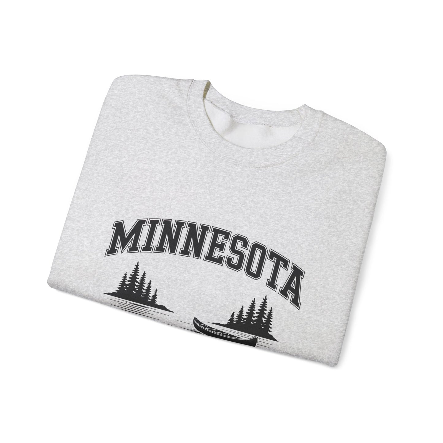 Minnesota Vintage Crewneck Sweatshirt, Cozy Sweatshirt, Gift for Travelers, Lake Life Apparel, Unisex Pullover