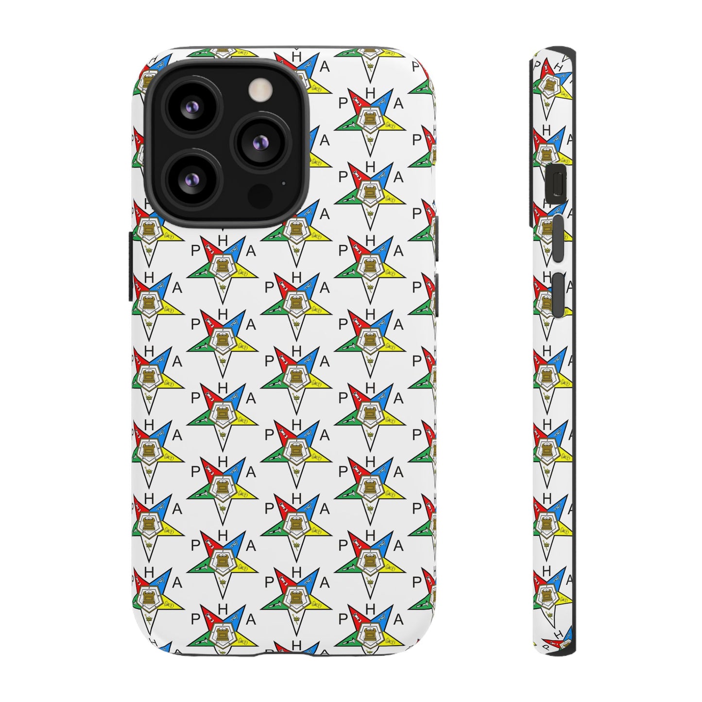 Colorful Phone Case for Tough Cases Lovers, Customizable Phone Accessories, Unique Gift, Durable Phone Cover, Fun Patterned Case