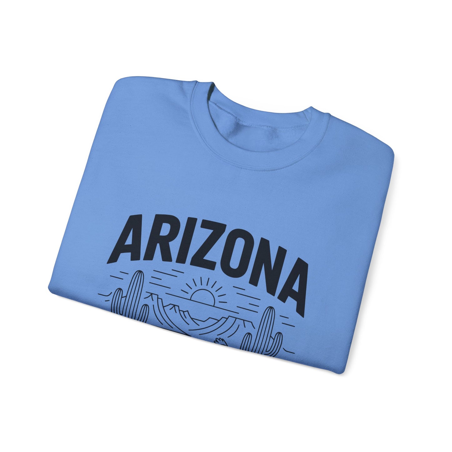 Arizona Crewneck Sweatshirt | Vintage State Apparel, Gift for Travelers, Southwest Style, Unisex Fashion, Cozy Outfit