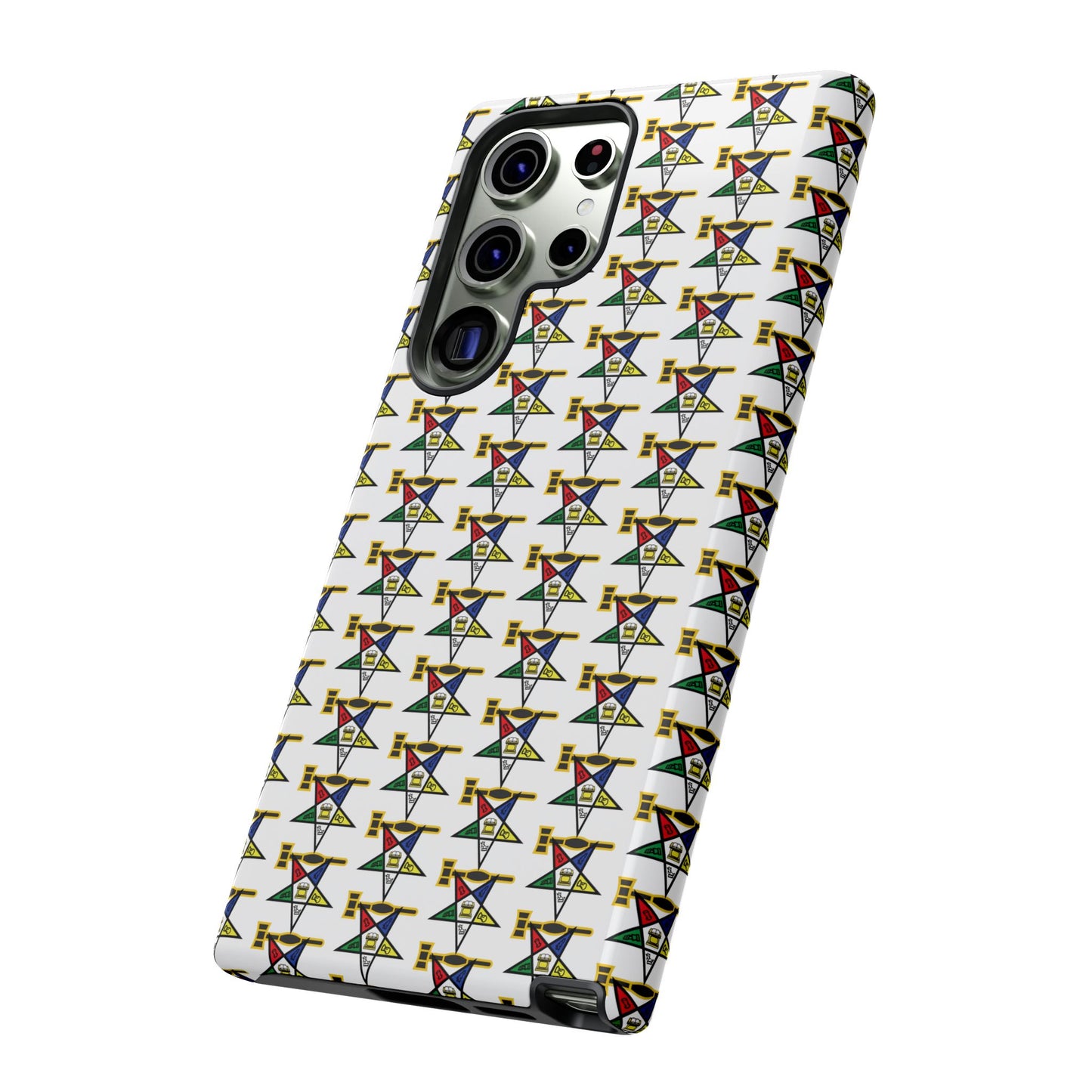 Tough Cases iPhone Case, Colorful Geometric Phone Cover, Unique Gift for Tech Lovers, Durable Phone Accessories, Trendy Phone Protector