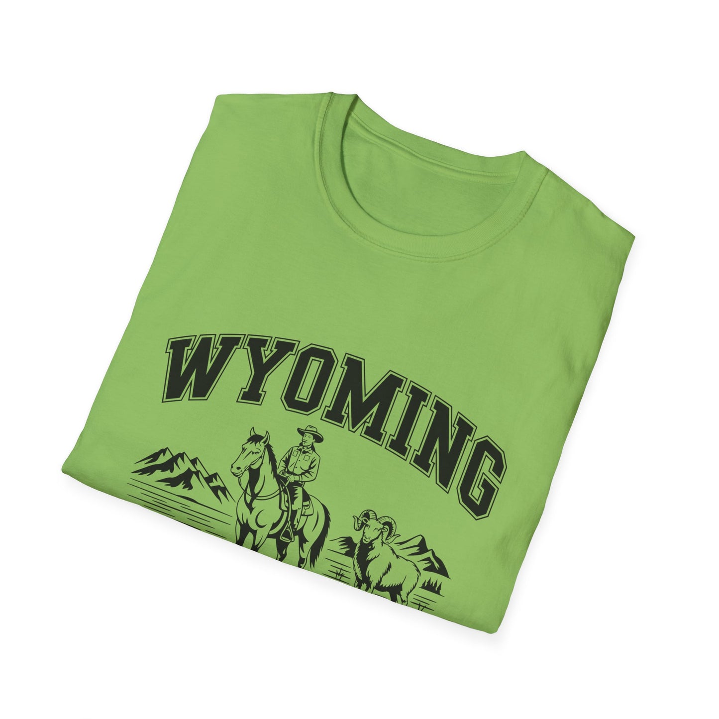 Wyoming Cowboy State T-Shirt | Vintage Western Tee, Gift for Cowboys, Travel Souvenir, Casual Outfit, Americana Style