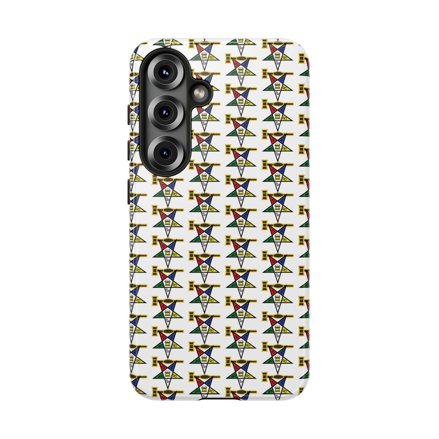 Tough Cases iPhone Case, Colorful Geometric Phone Cover, Unique Gift for Tech Lovers, Durable Phone Accessories, Trendy Phone Protector