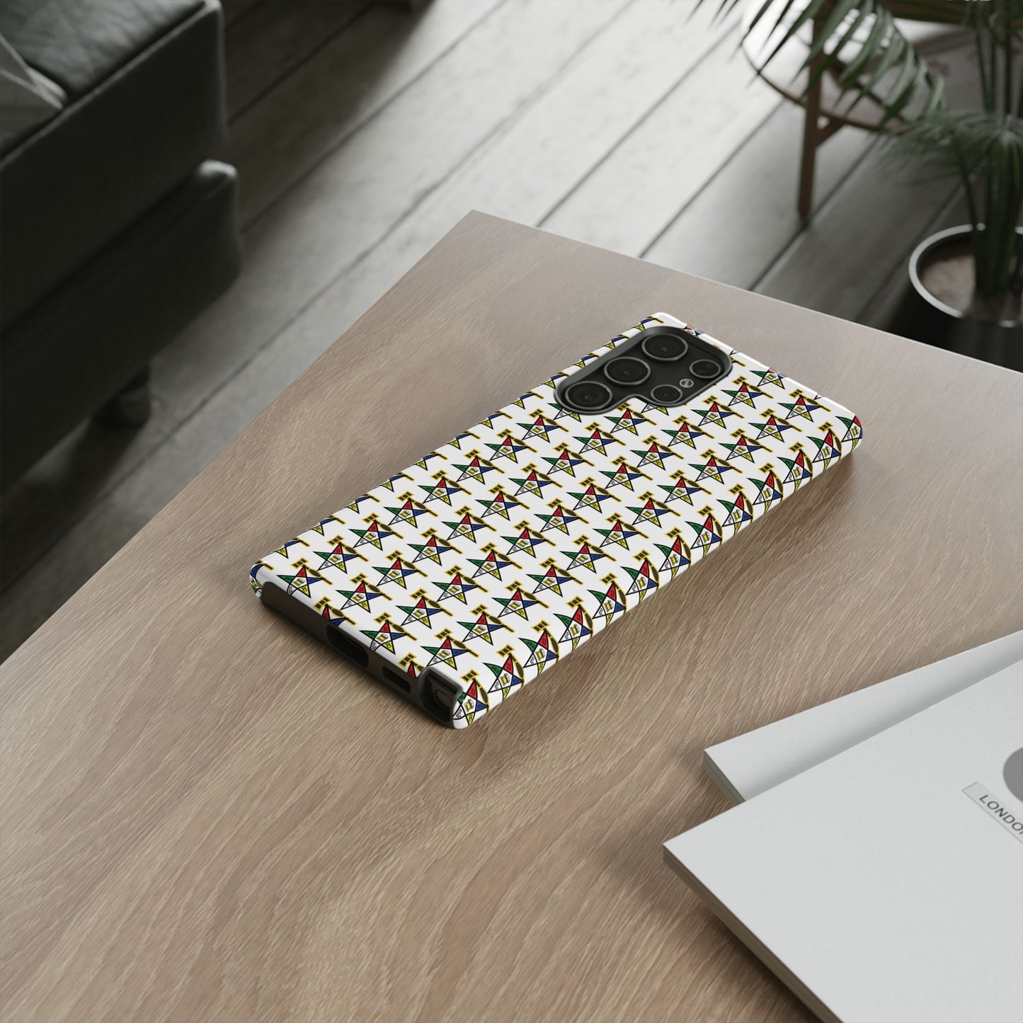 Tough Cases iPhone Case, Colorful Geometric Phone Cover, Unique Gift for Tech Lovers, Durable Phone Accessories, Trendy Phone Protector