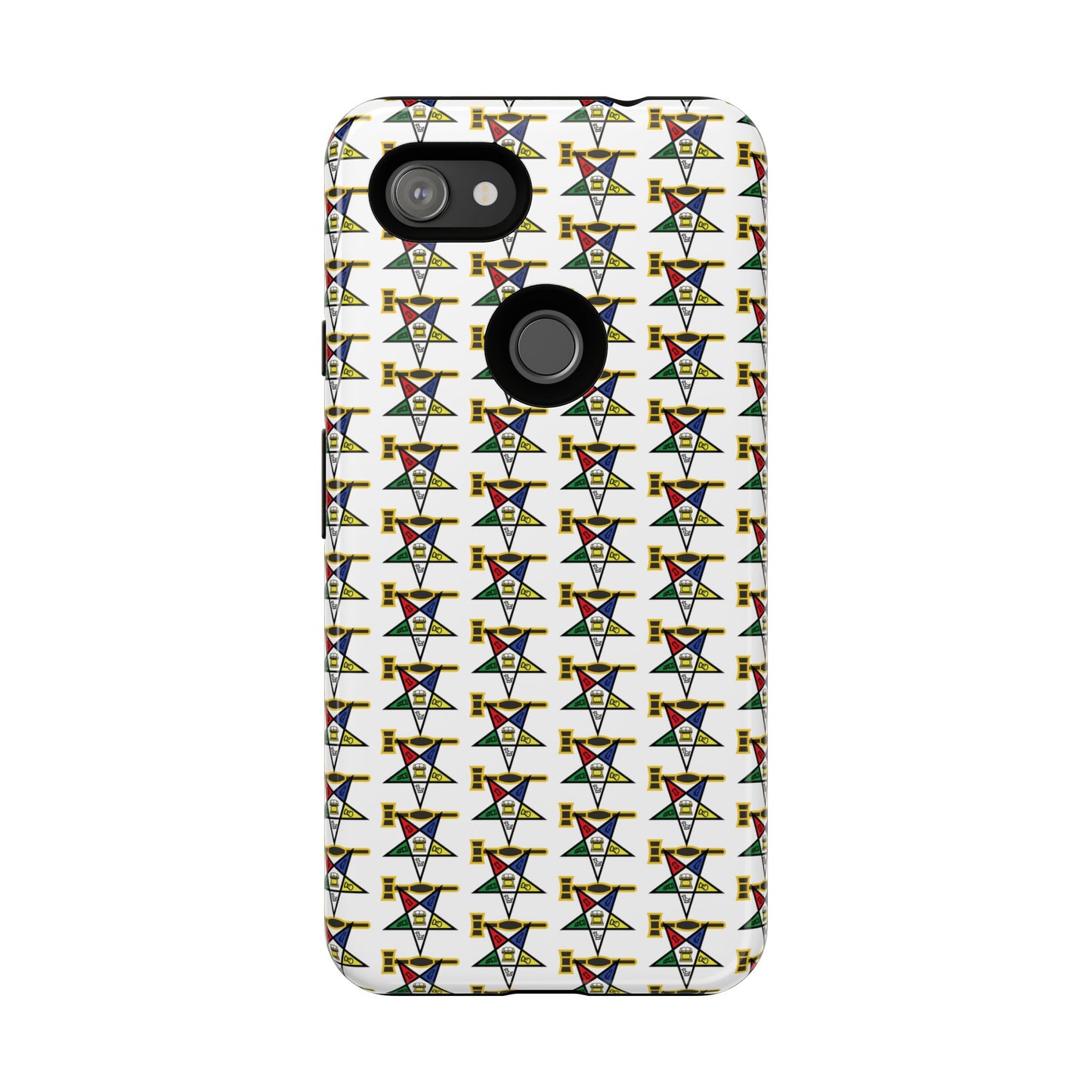 Tough Cases iPhone Case, Colorful Geometric Phone Cover, Unique Gift for Tech Lovers, Durable Phone Accessories, Trendy Phone Protector