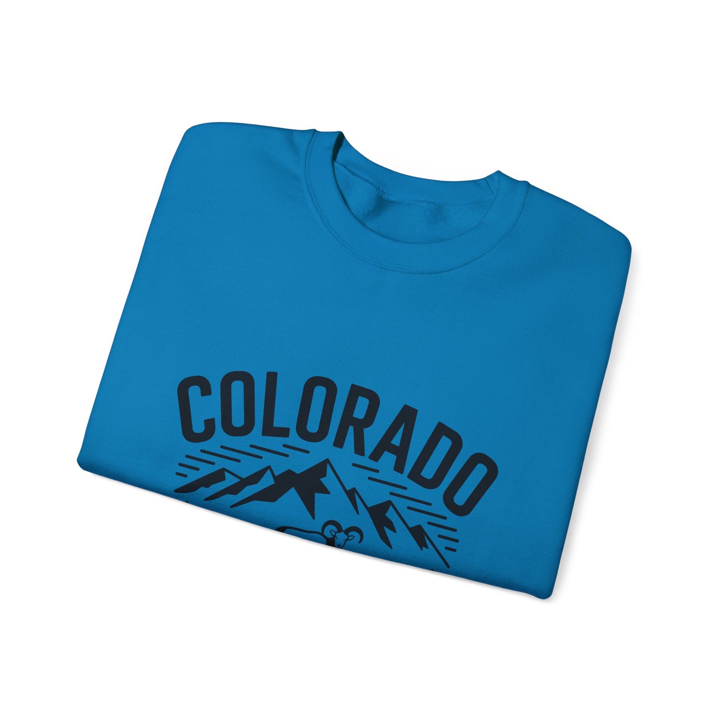 Colorado Adventure Crewneck Sweatshirt - Cozy State Pride Apparel for Outdoor Lovers, Gifts for Tourists & Nature Enthusiasts