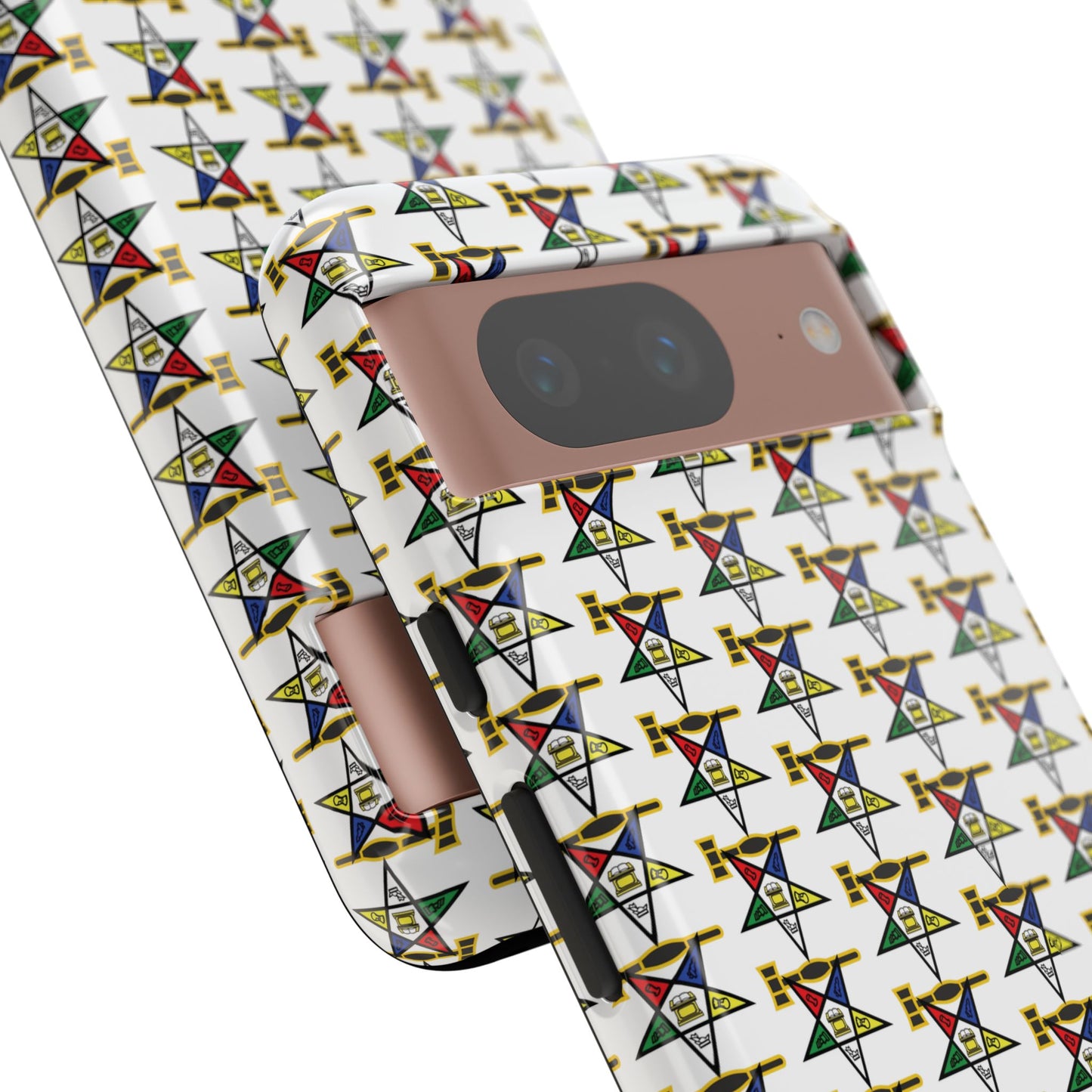 Tough Cases iPhone Case, Colorful Geometric Phone Cover, Unique Gift for Tech Lovers, Durable Phone Accessories, Trendy Phone Protector
