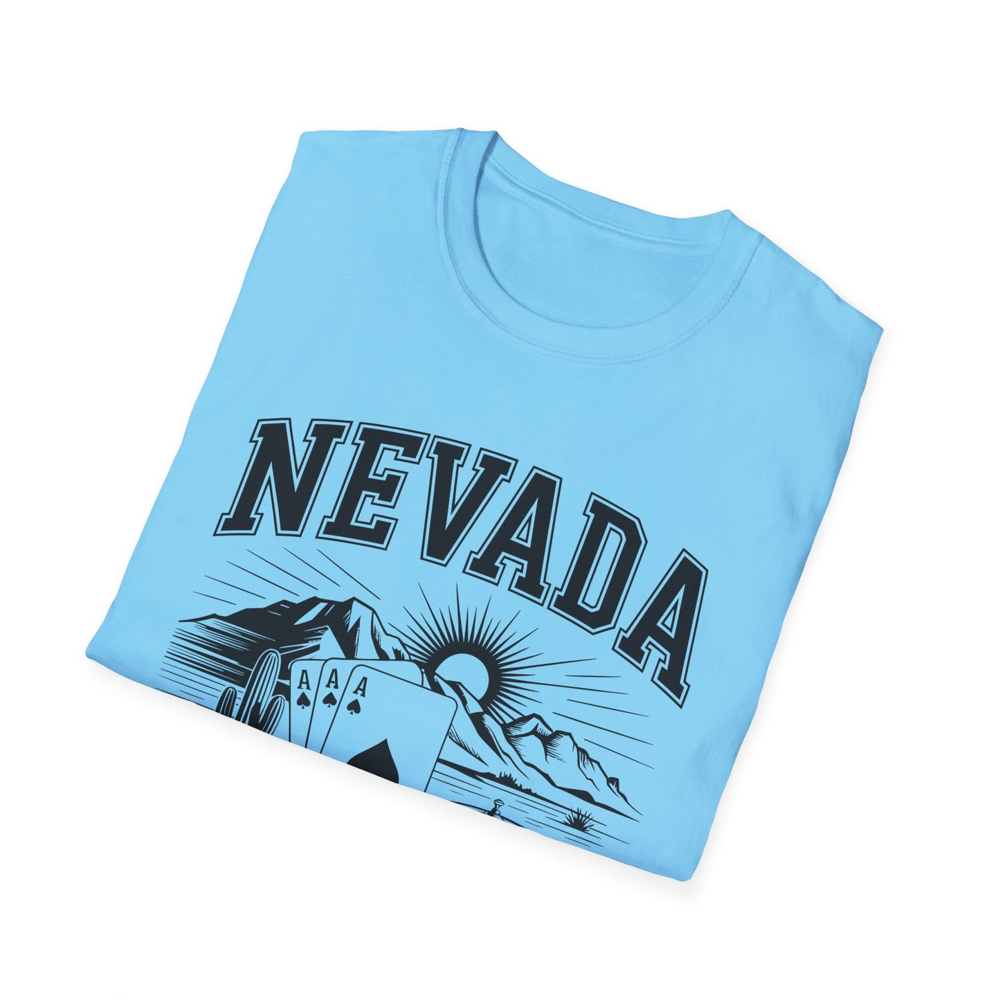 Nevada Vintage Graphic T-Shirt, Unisex Cool Tee, Casual Wear, Travel Souvenir, Gift for Nevada Lovers, Summer Style