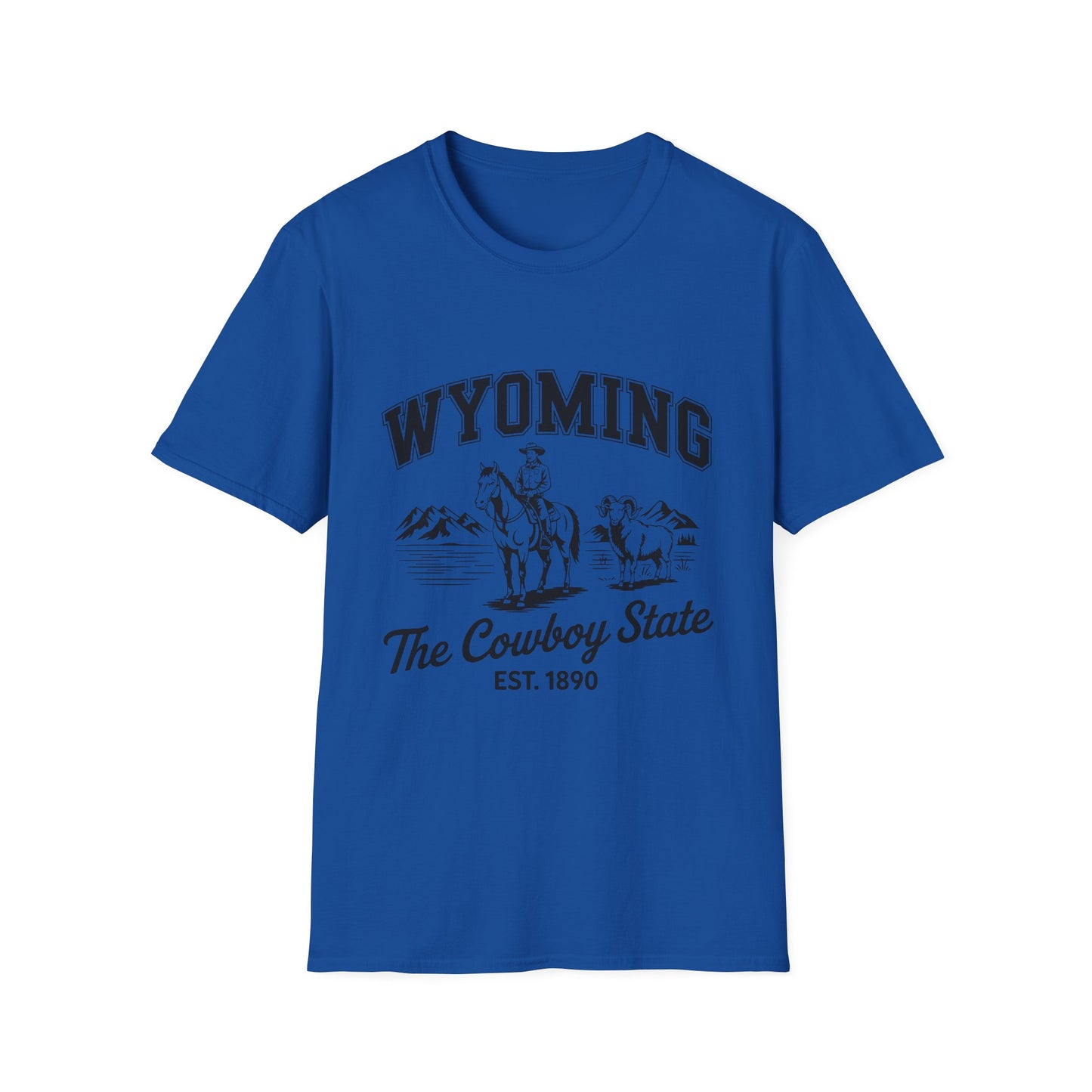 Wyoming Cowboy State T-Shirt | Vintage Western Tee, Gift for Cowboys, Travel Souvenir, Casual Outfit, Americana Style