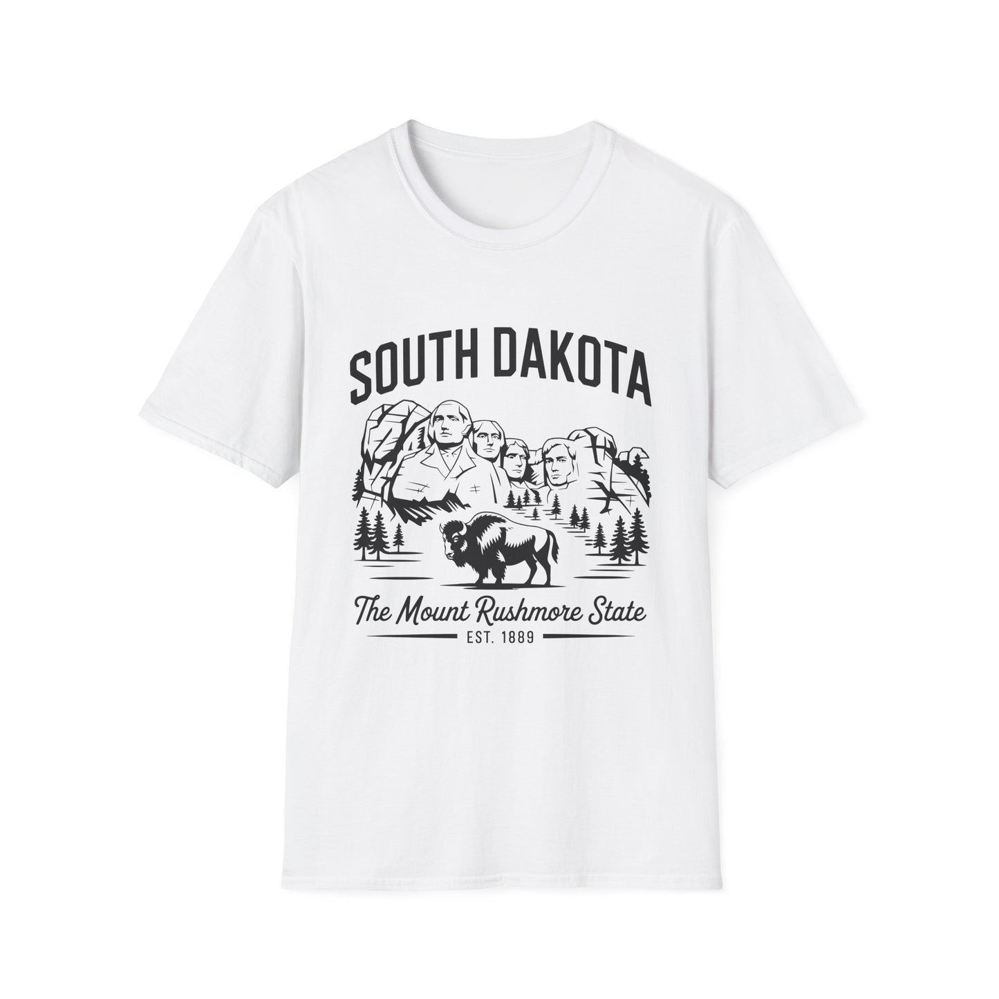 South Dakota Vintage T-Shirt, Unisex Graphic Tee, Midwest Souvenir Shirt, State Pride Apparel, Travel Gift for Him and Her